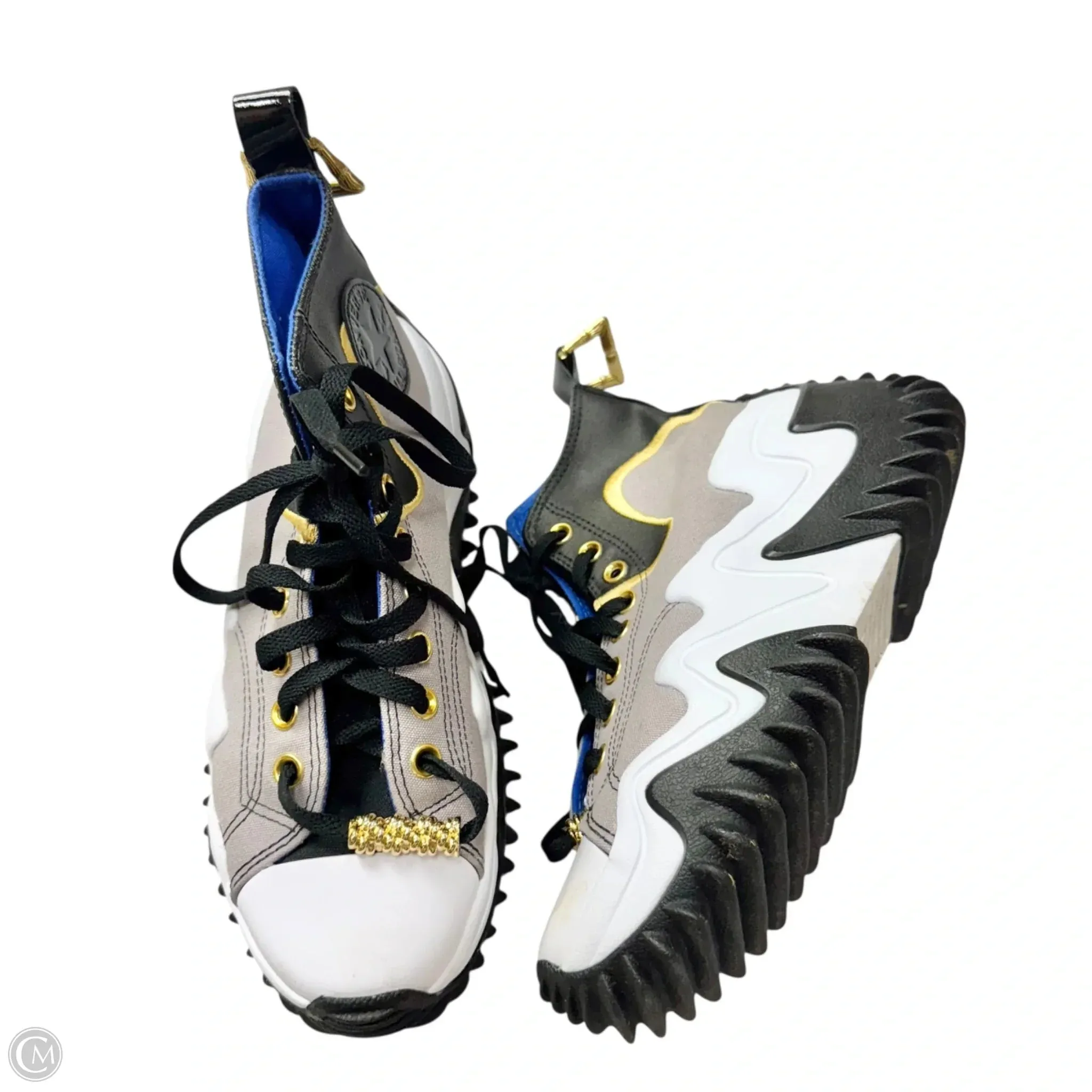 Shoes Sneakers By Converse In Black & Tan, Size: 8.5 Sculpted wear