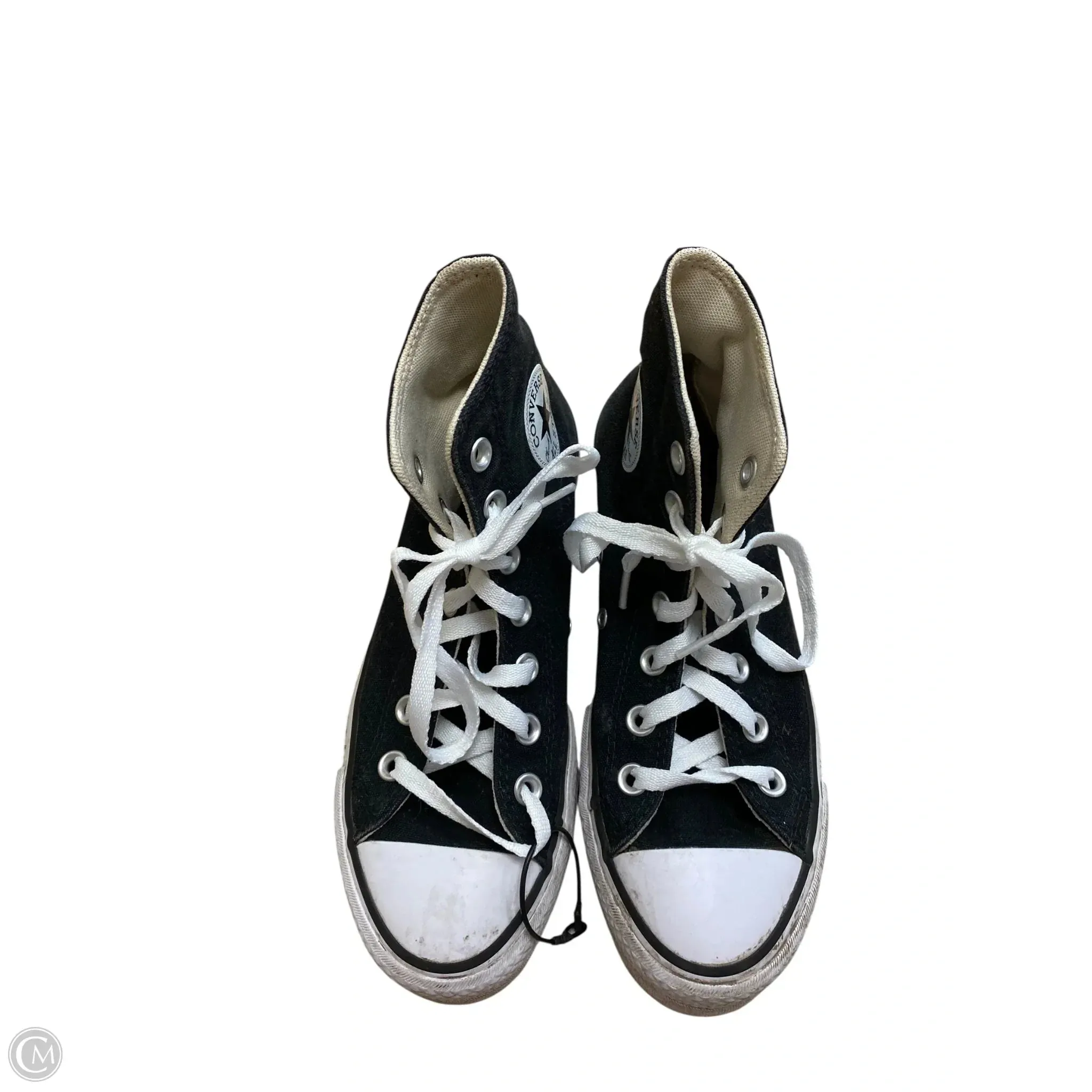 Microfiber Overlays Stretchable Openings Shoes Sneakers By Converse In Black, Size: 6