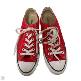 Endurance Fit RegularFit Shoes Sneakers By Converse In Red, Size: 8