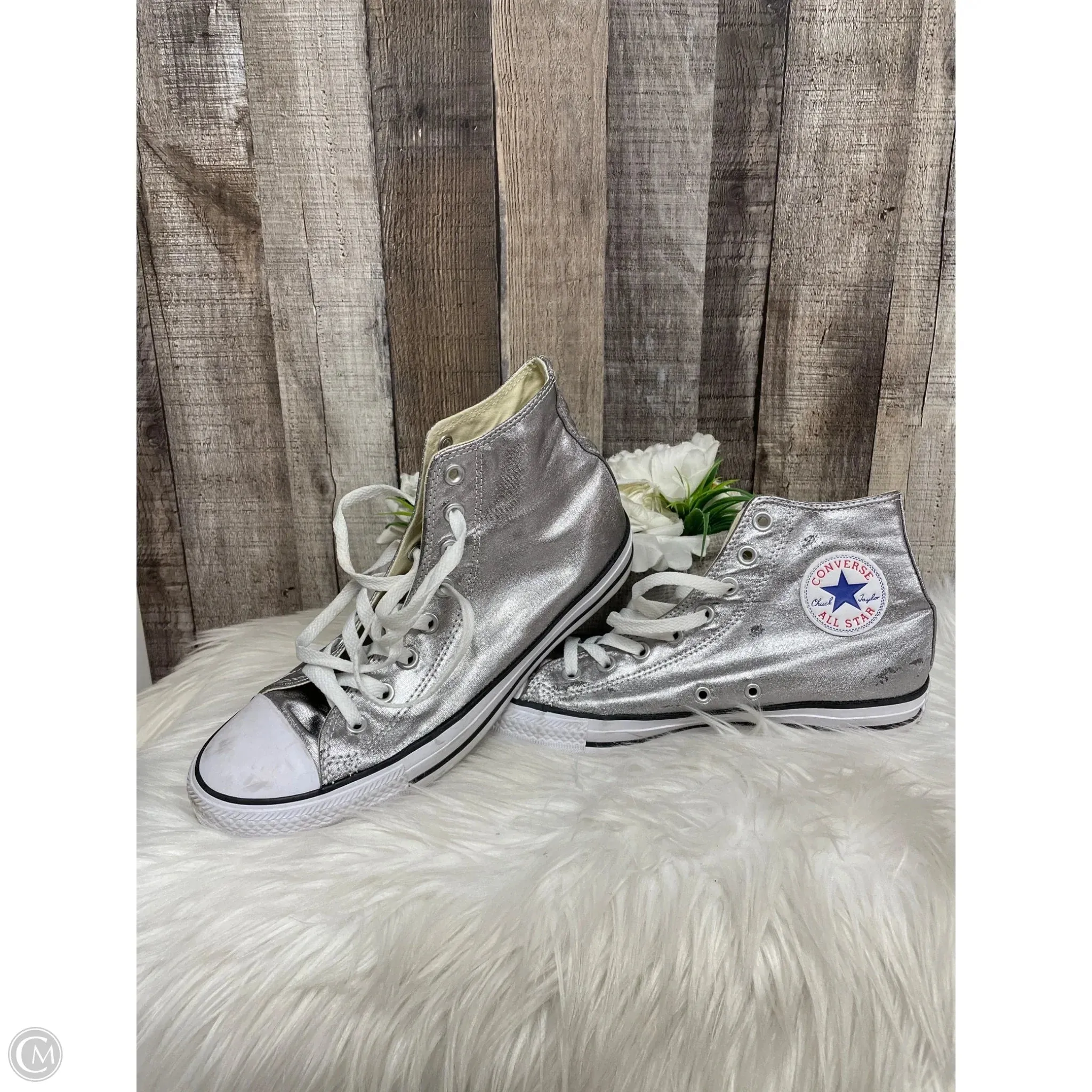 Responsive Use Thermal Molded Midsole Shoes Sneakers By Converse In Silver, Size: 10