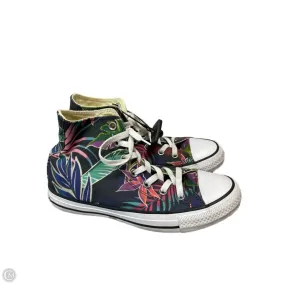 Elastic Strap Shoes Sneakers By Converse In Tropical Print, Size: 7