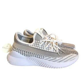 Shoes Sneakers By Danskin In Grey & White, Size:7.5 Low Profile