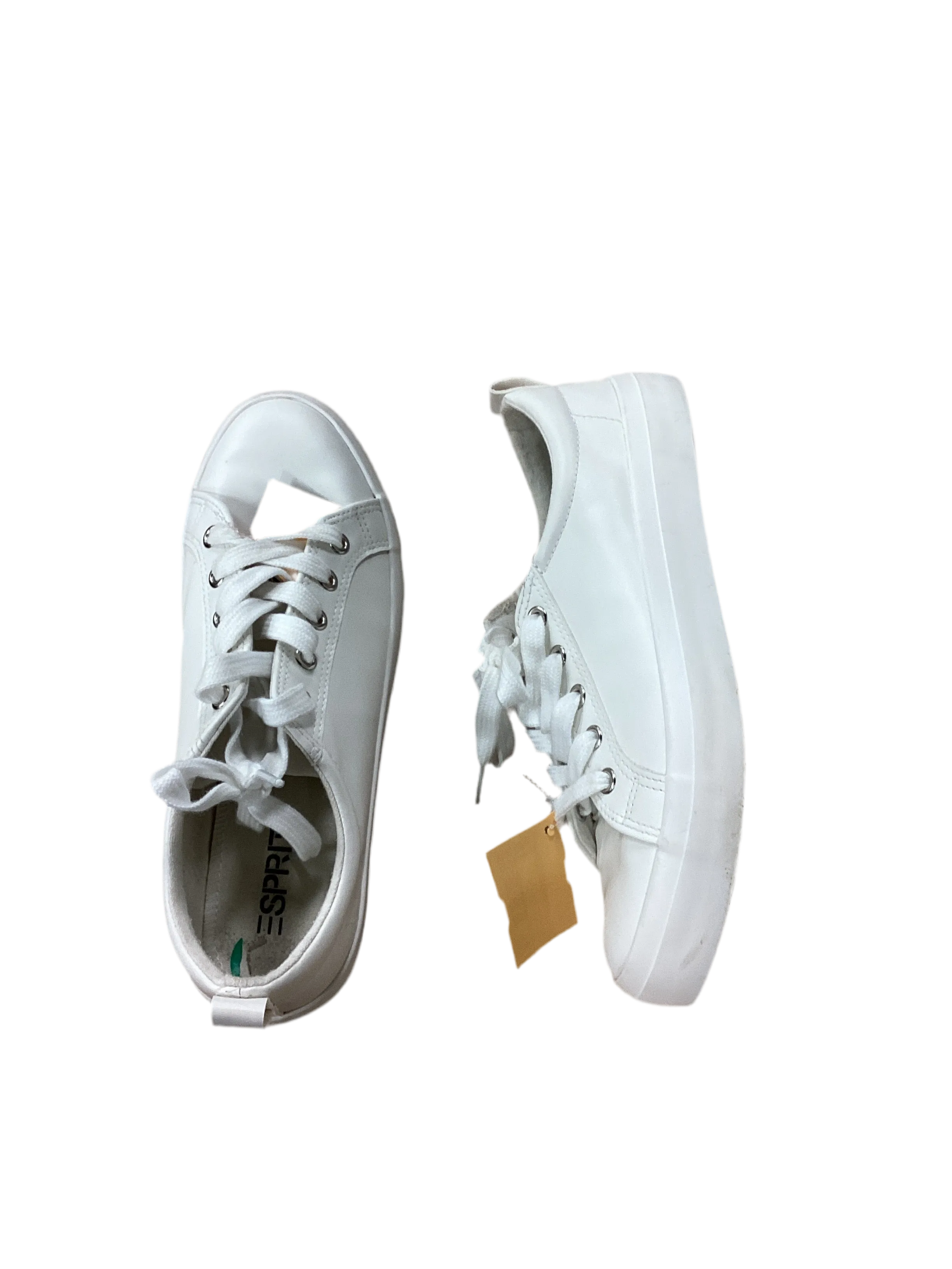 Upgraded flexibility Shoes Sneakers By Esprit In White, Size:8