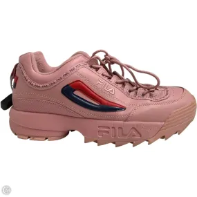 Flex Move Adjustable Shoes Sneakers By Fila In Pink, Size: 10