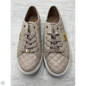 Clean Line Balanced Build Shoes Sneakers By Guess In Tan, Size: 9