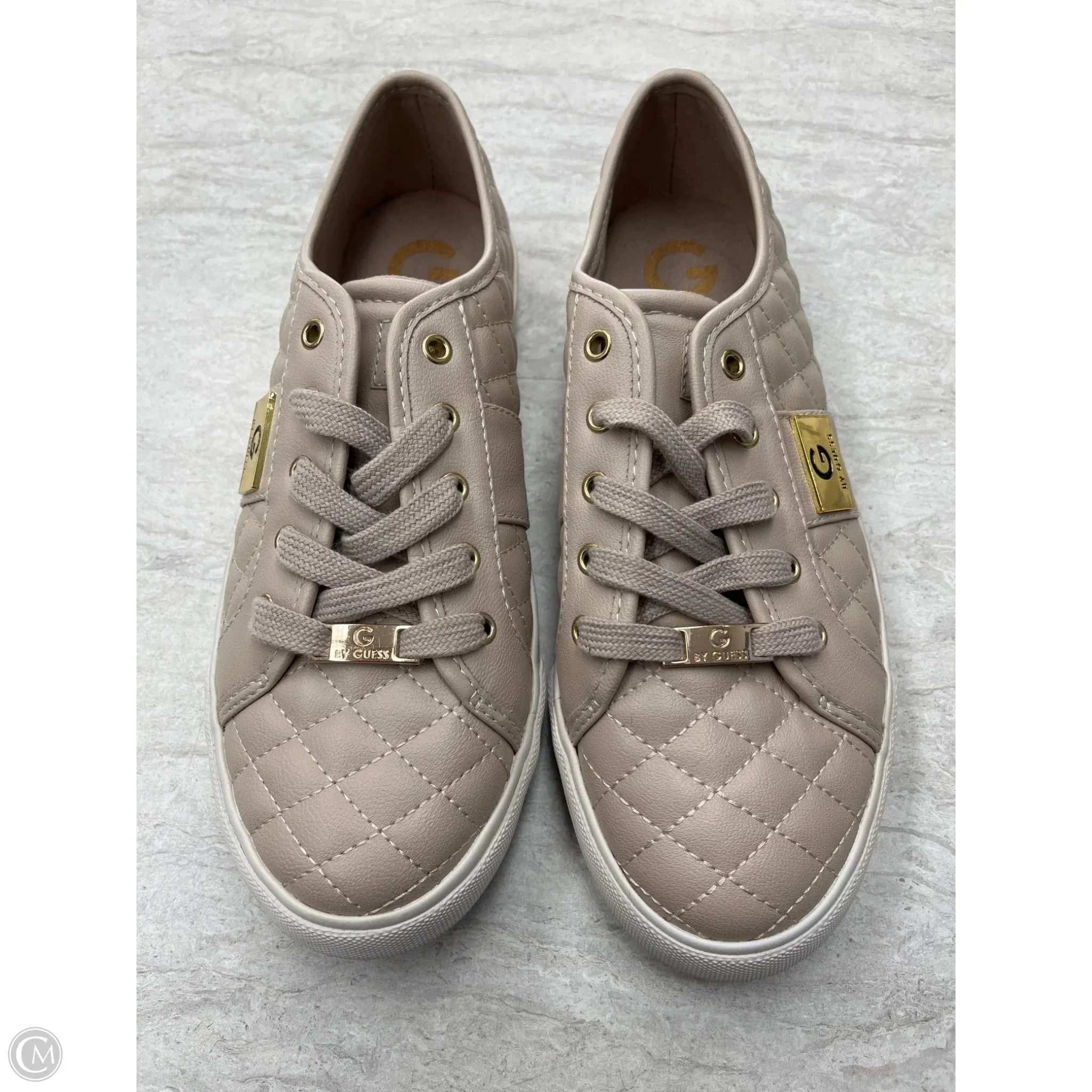 Clean Line Balanced Build Shoes Sneakers By Guess In Tan, Size: 9