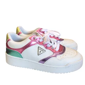 Shoes Sneakers By Guess In White, Size:10 No Break In Design