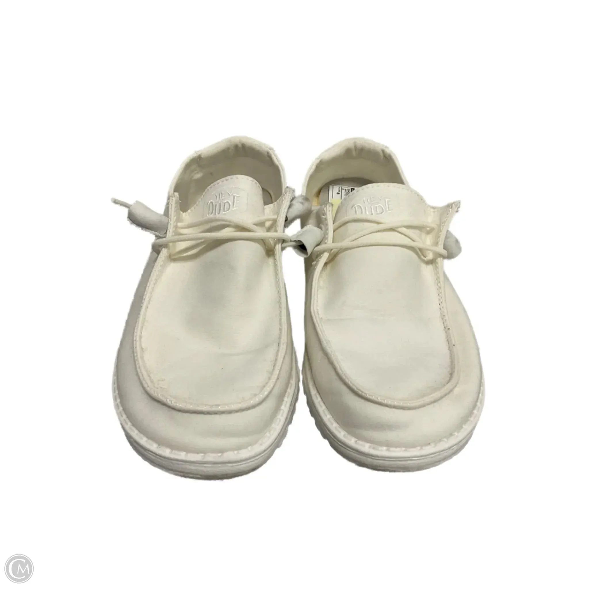 Shoes Sneakers By Hey Dude In White, Size: 8 Travel Ease