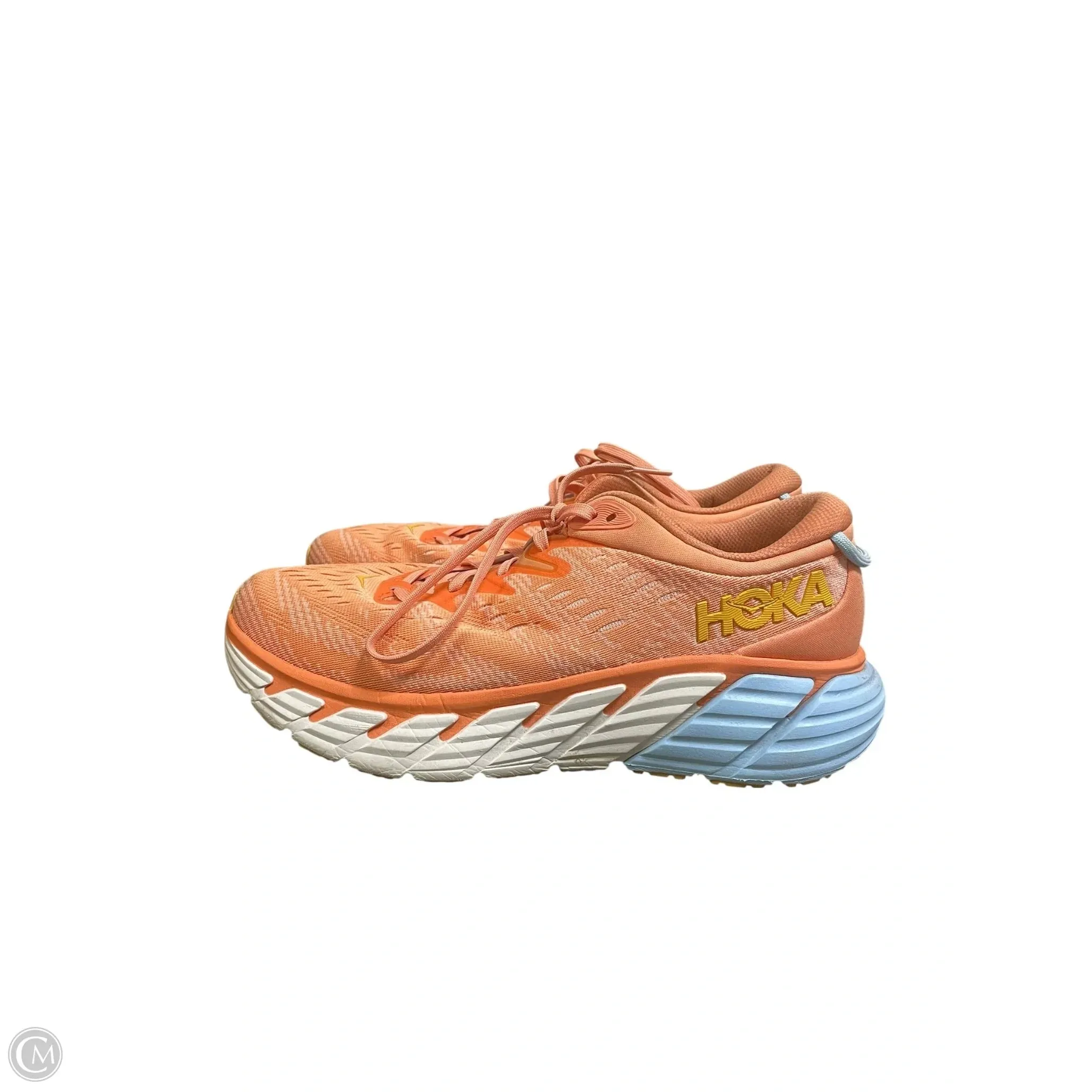 Anti Slip Rubber Outsole Shoes Sneakers By Hoka In Orange, Size: 11