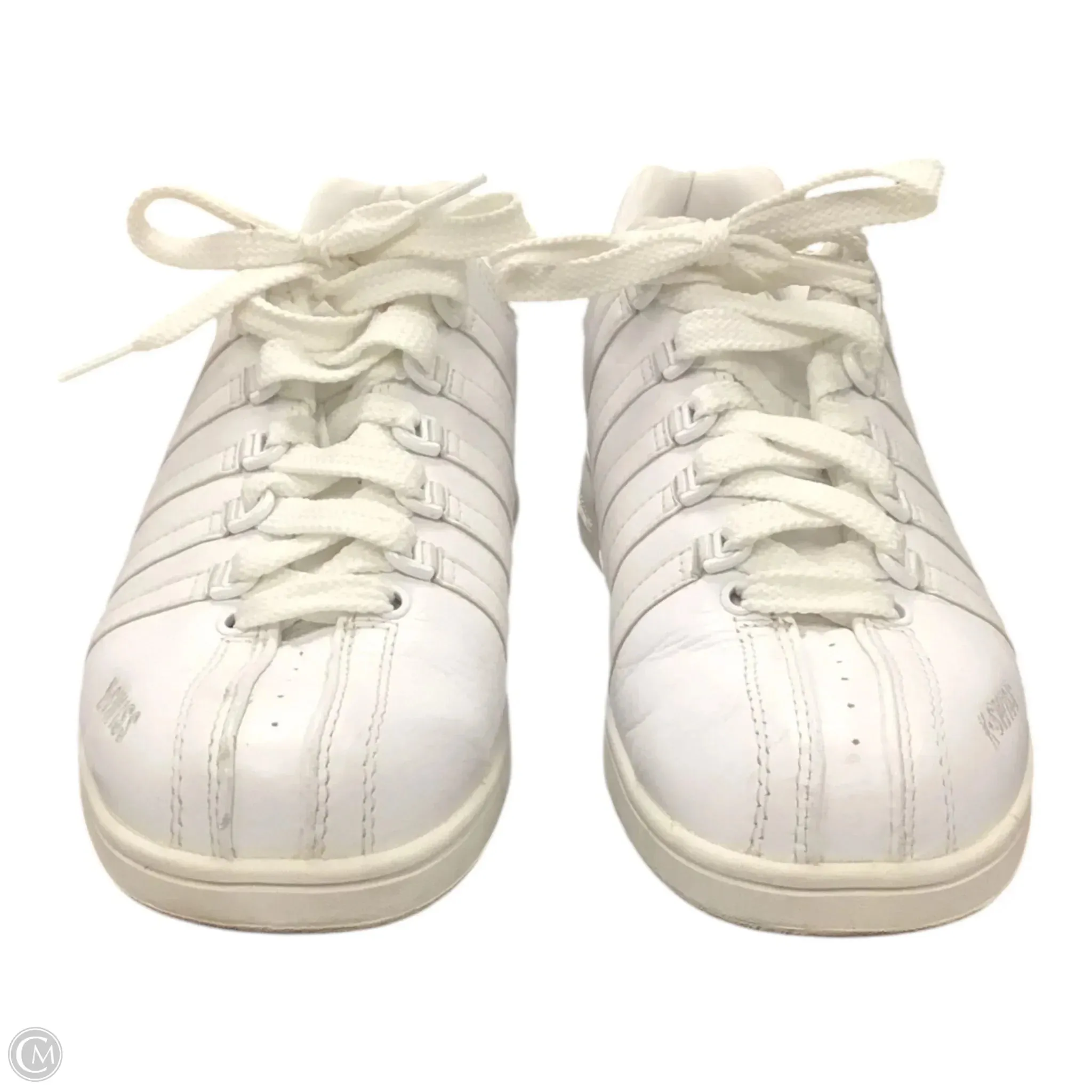 Stretchable Collar Heel Counter Support Shoes Sneakers By K Swiss In White, Size: 9