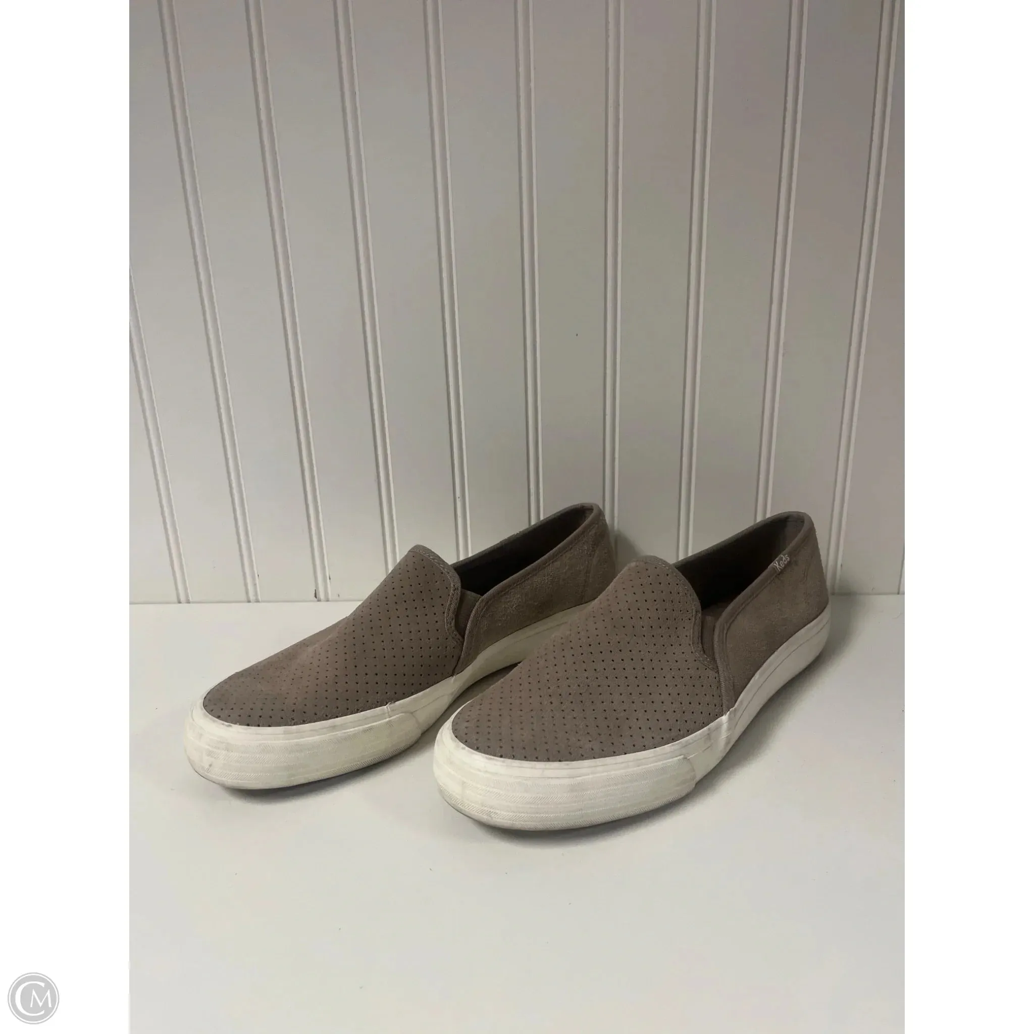 Flexible Cushioning Lightweight Knit Fabric Shoes Sneakers By Keds In Brown, Size: 10