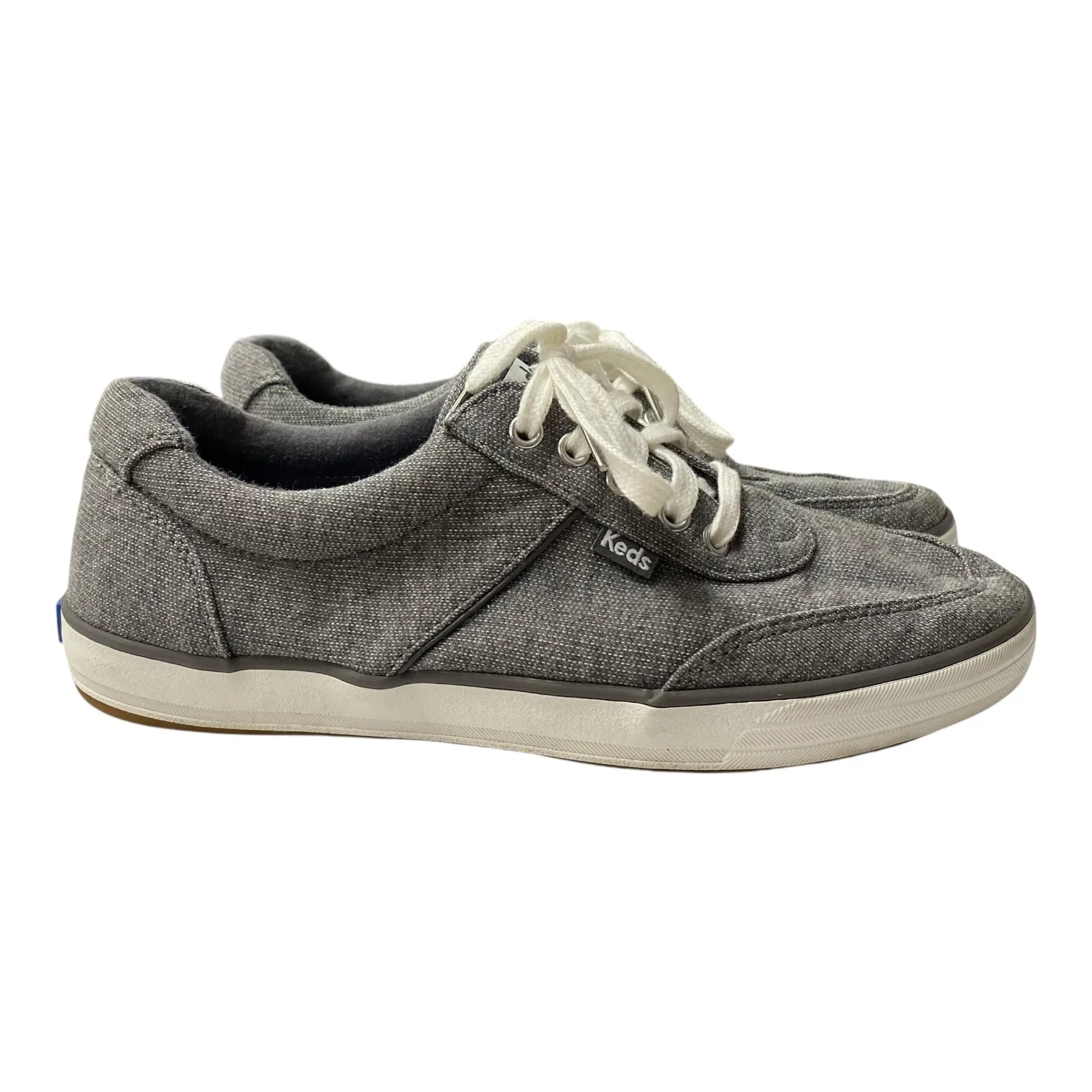 Shoes Sneakers By Keds In Grey & White, Size:8 Zip Up Closure