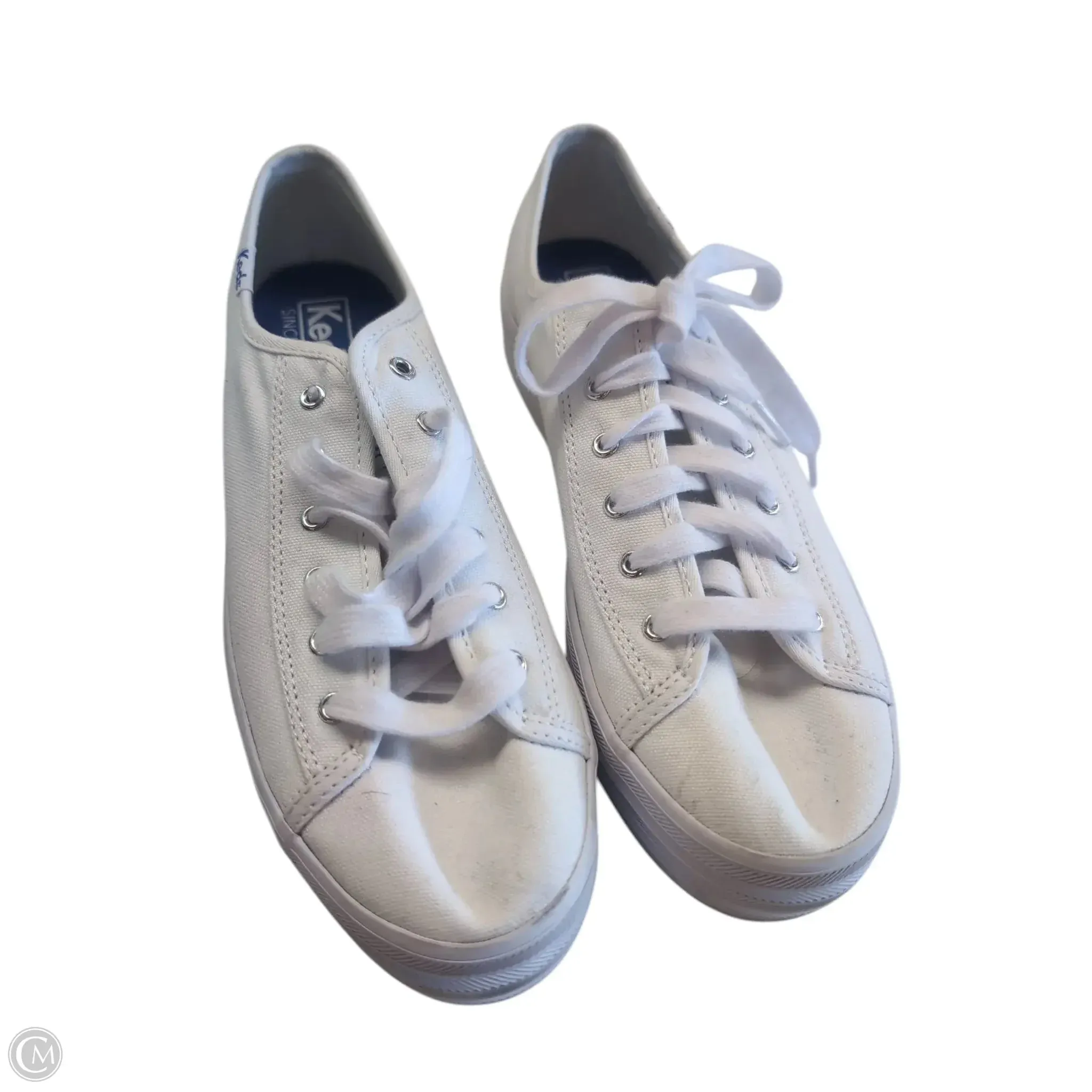 Shoes Sneakers By Keds In White, Size: 7.5 No Stitching Durable Comfort