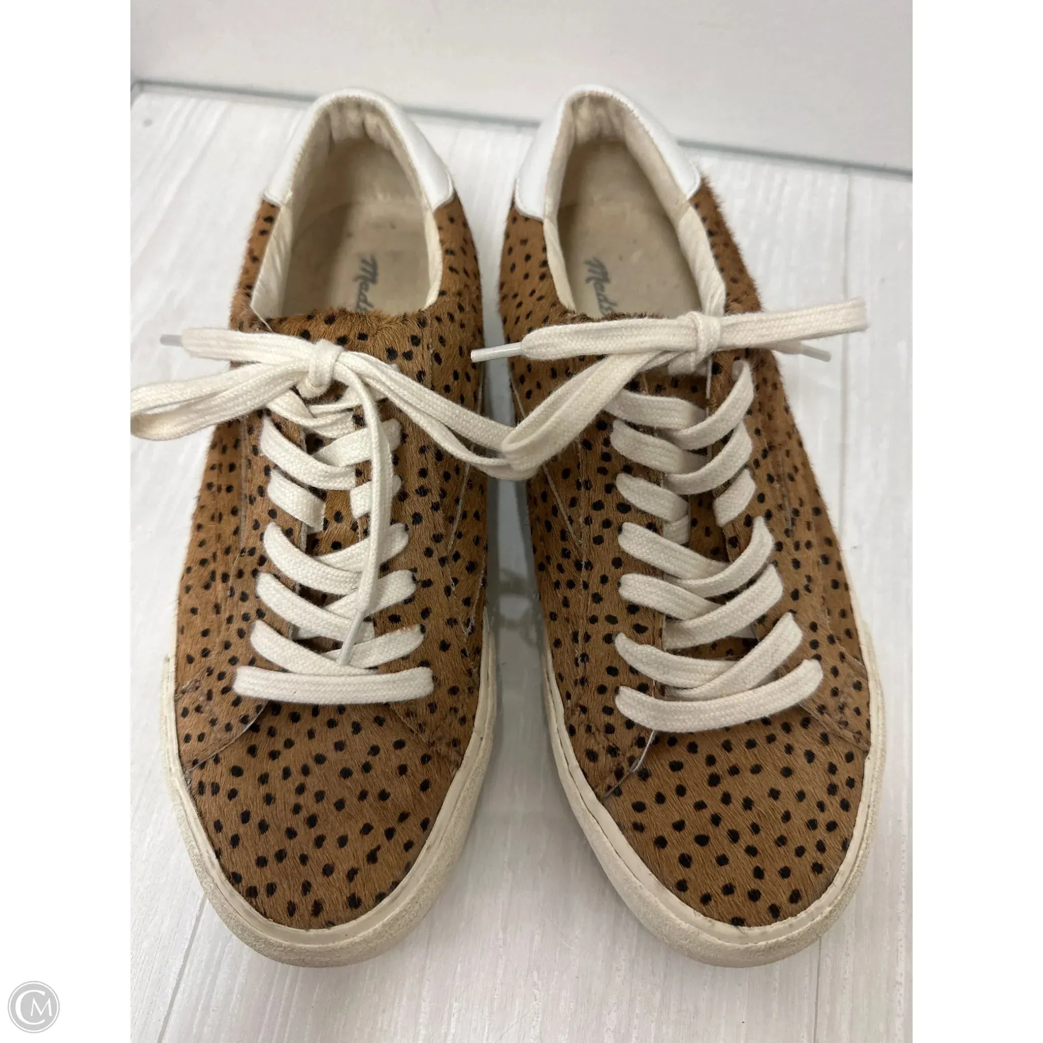 Water Resistant Layer Shoes Sneakers By Madewell In Animal Print, Size: 8.5