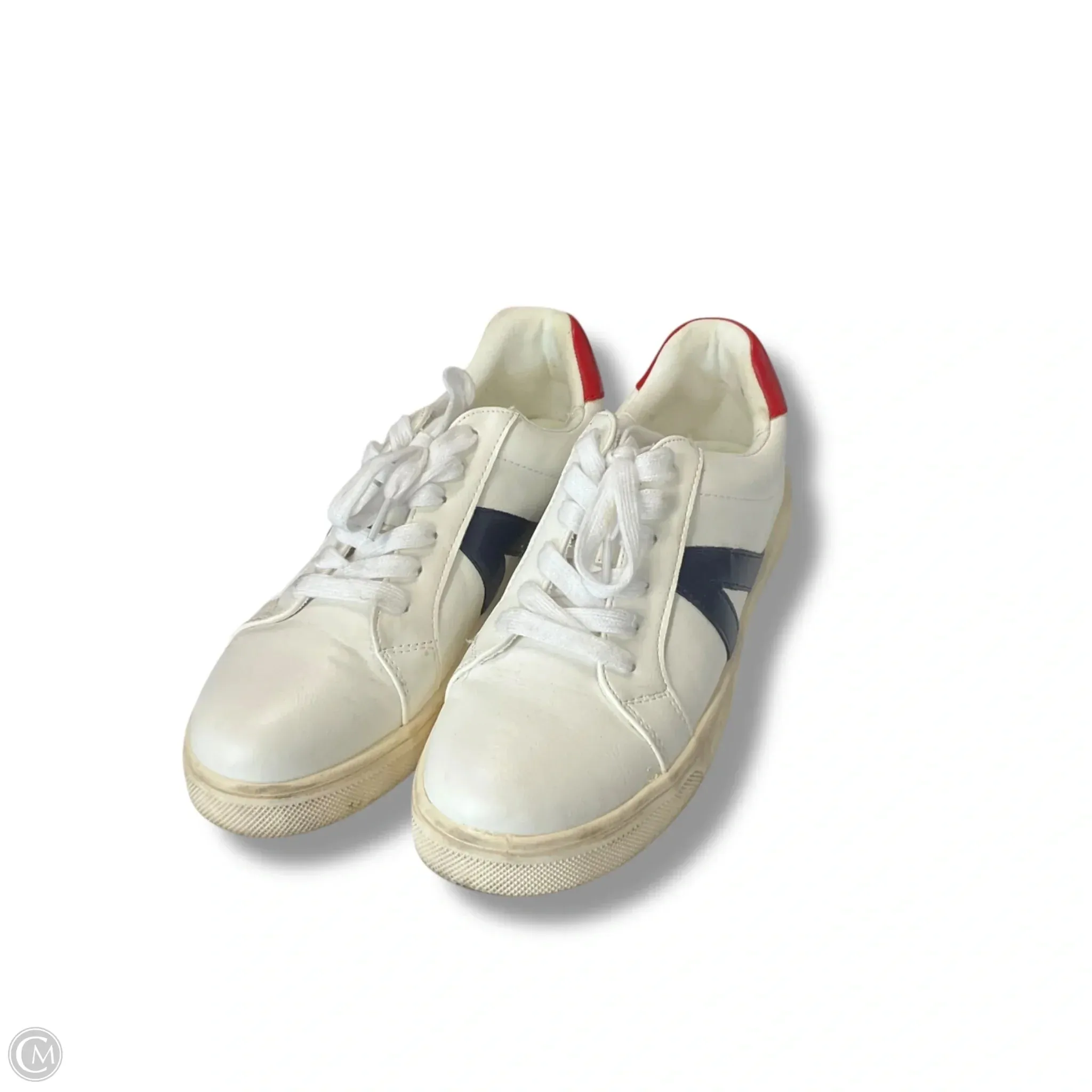 Quick Outing Shoes Sneakers By Mia In Blue & Red & White, Size: 8