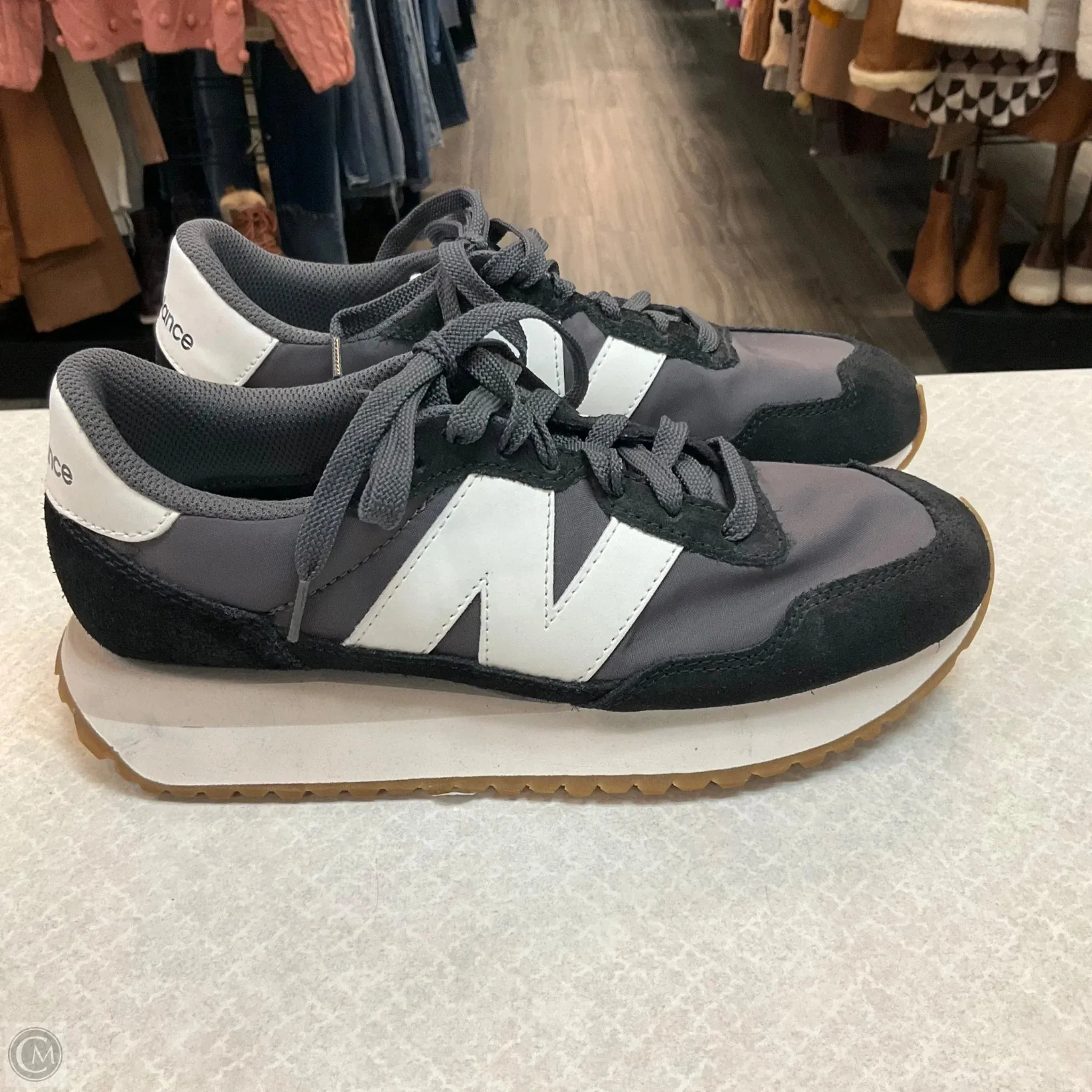 Reinforced Stitch Detail High Rebound Midsole Shoes Sneakers By New Balance In Black, Size: 8