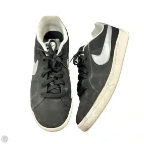 Shoes Sneakers By Nike In Black & Silver, Size: 11 Compression Molded Soles