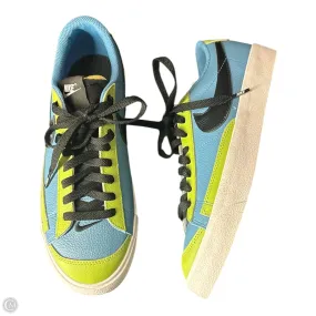 Shoes Sneakers By Nike In Blue & Green, Size: 8 Performance Mode