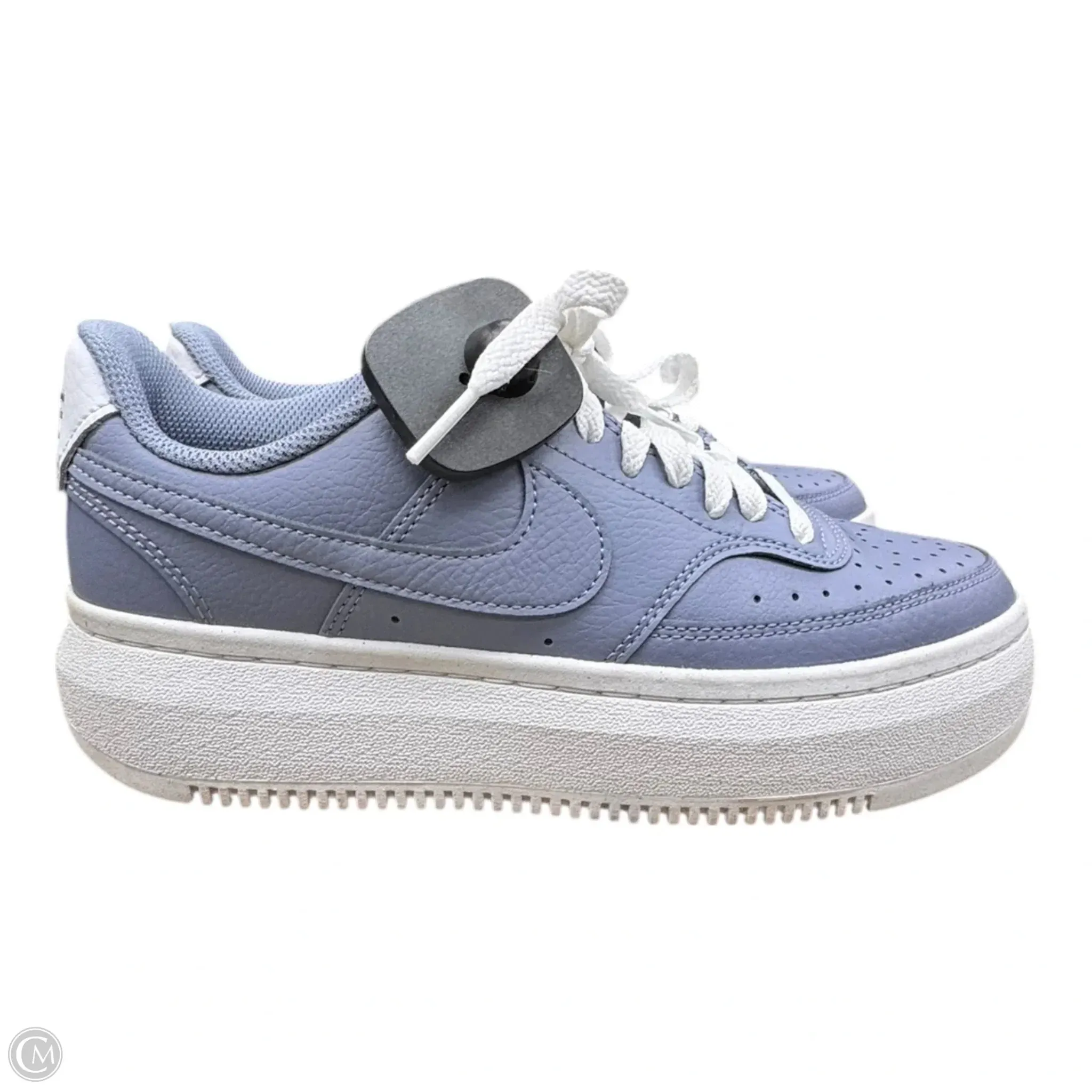Shoes Sneakers By Nike In Blue & White, Size: 9 Injection Molded Construction