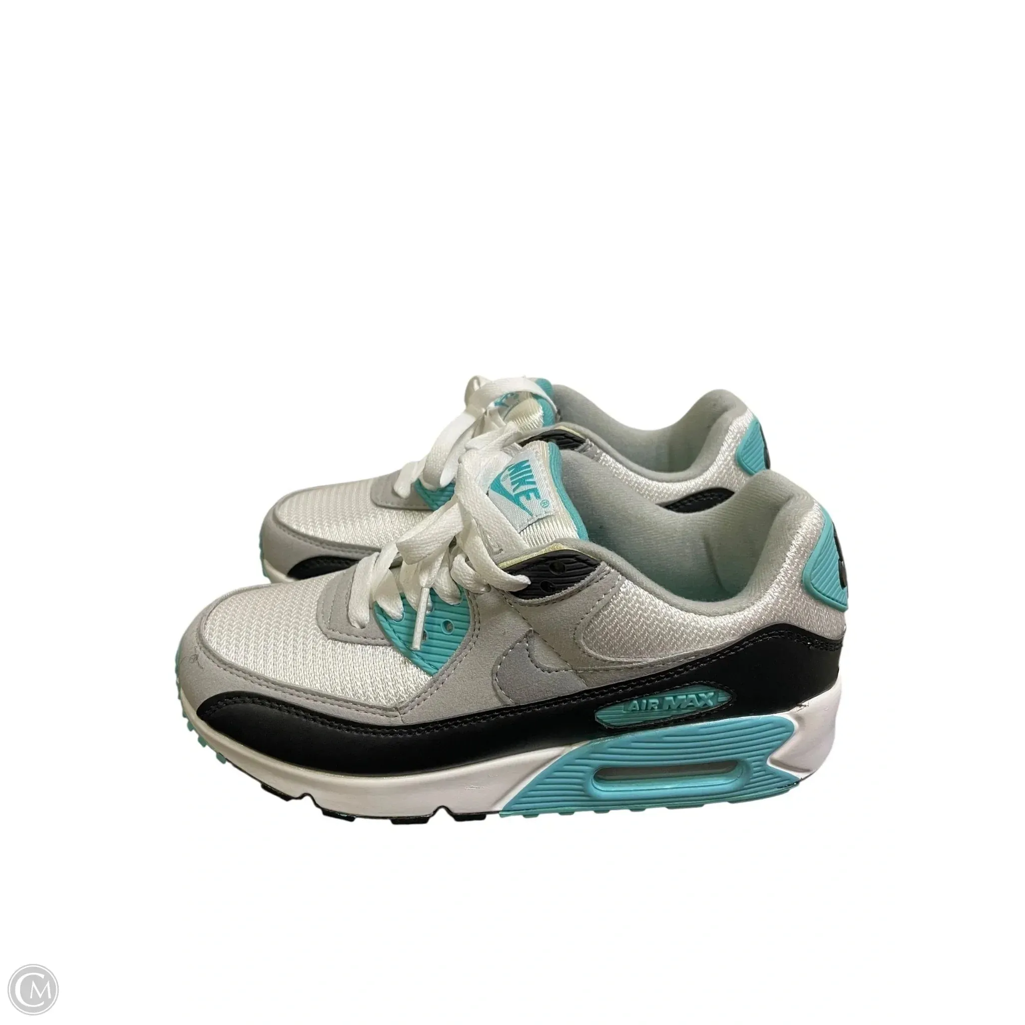 Shoes Sneakers By Nike In Grey & White, Size: 6.5 Sturdy materials LaceUpDesign