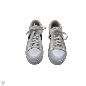 Built-In Lining Reinforced Eyelet Durability Shoes Sneakers By Nike In White, Size: 6