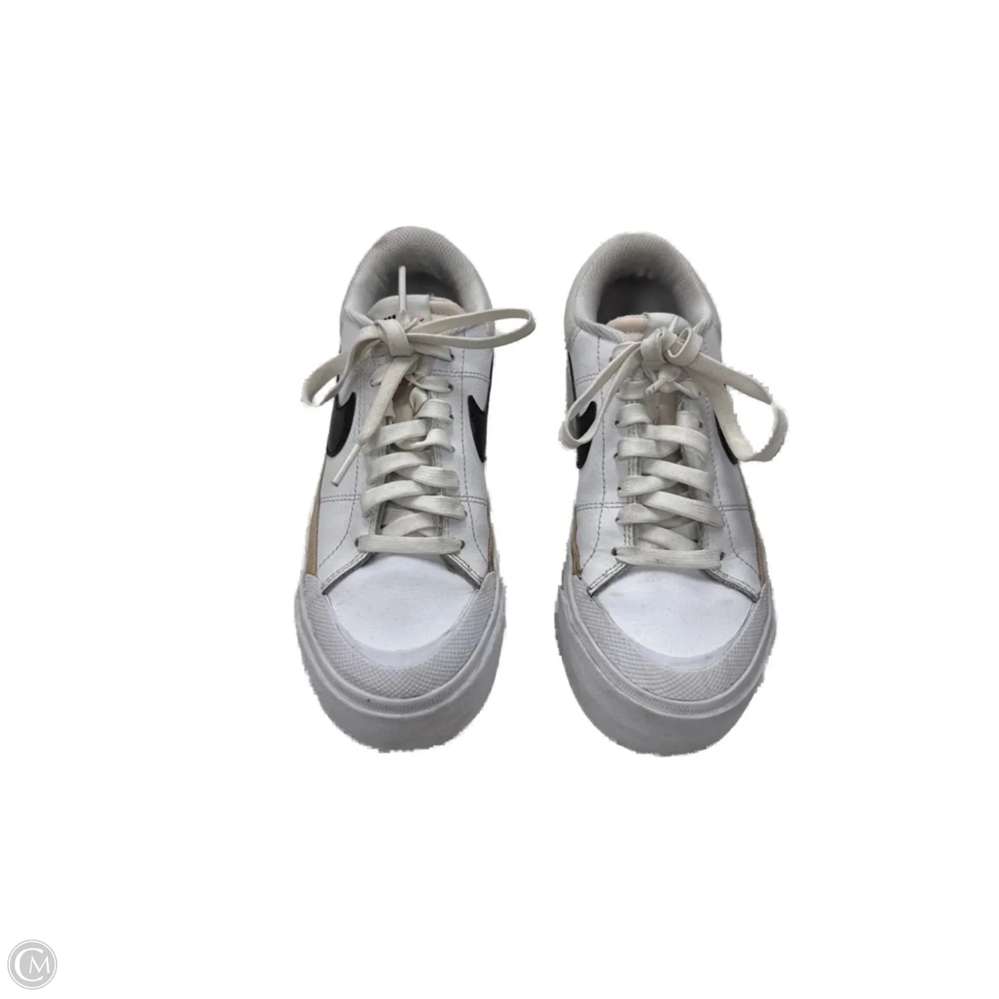 Built-In Lining Reinforced Eyelet Durability Shoes Sneakers By Nike In White, Size: 6
