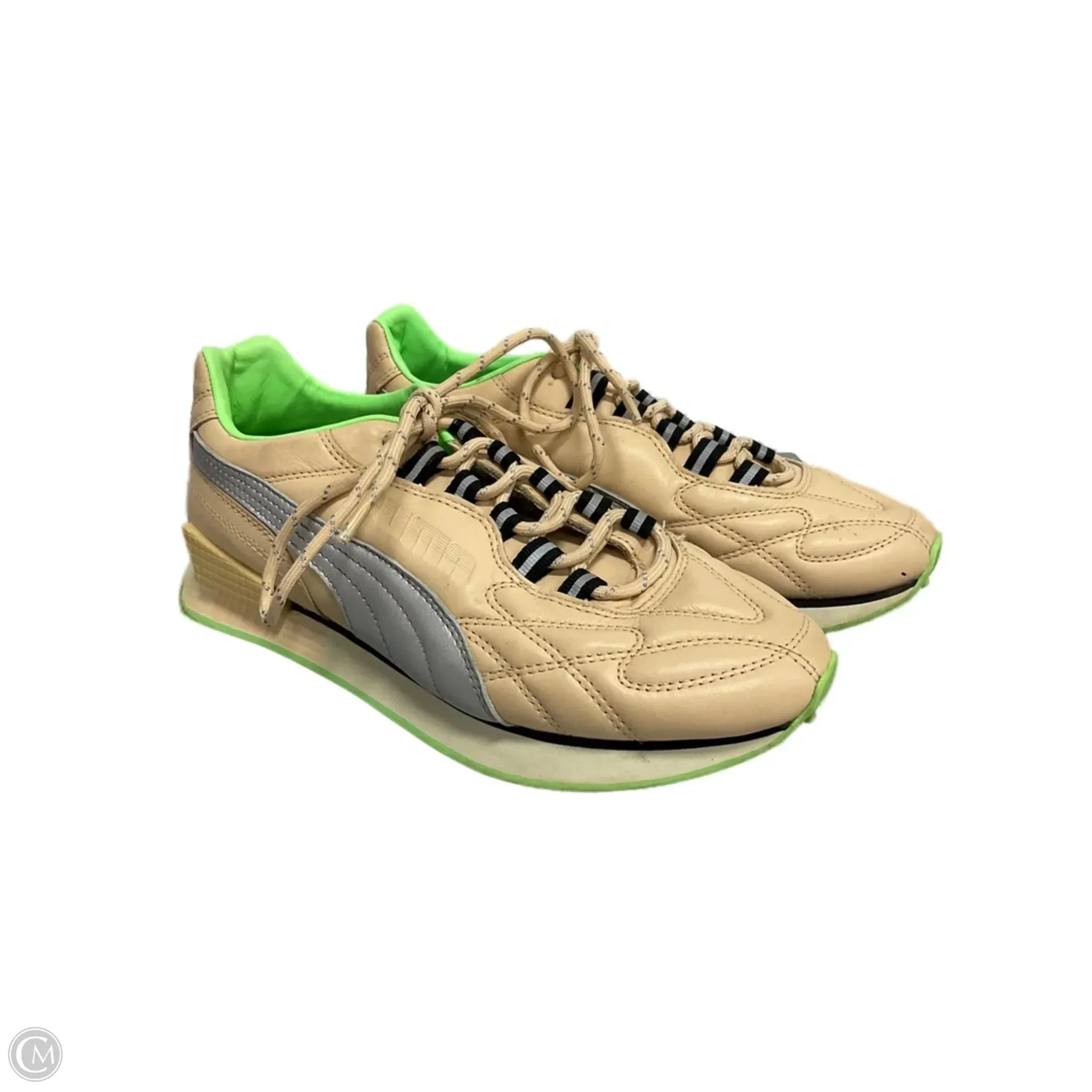 Shoes Sneakers By Puma In Beige, Size: 7 Stylish Flex CushionedInsole
