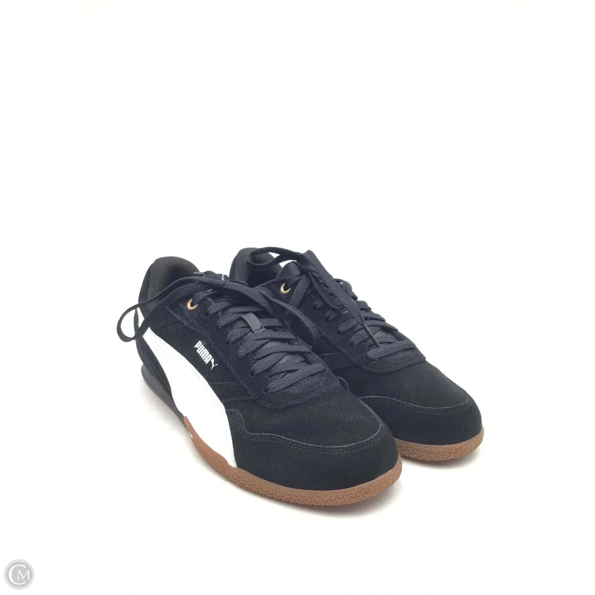 Shoes Sneakers By Puma In Black & White, Size: 9.5 Mid Top Style