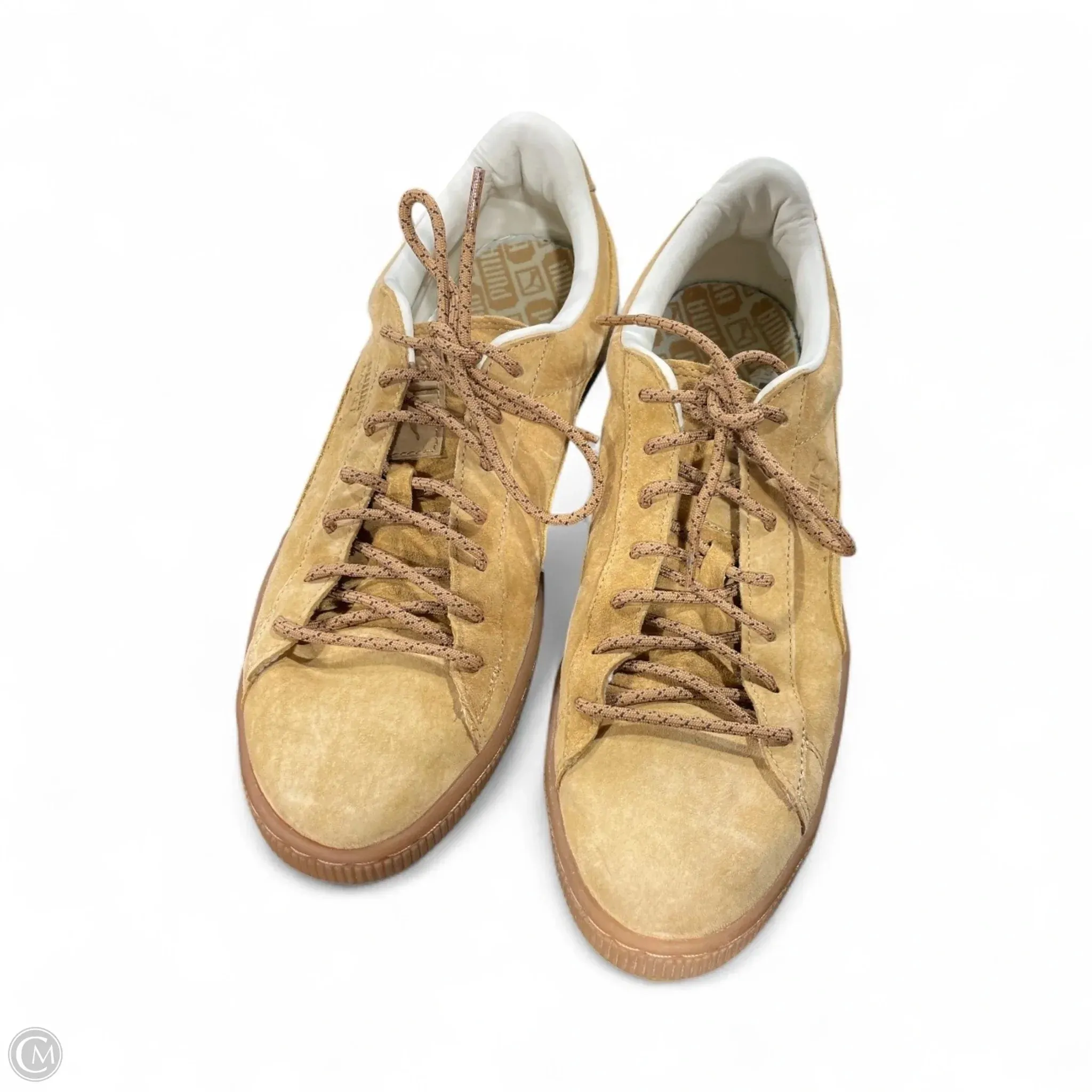 Shoes Sneakers By Puma In Tan, Size: 8.5 Noise Reducing Sole Bounce Back