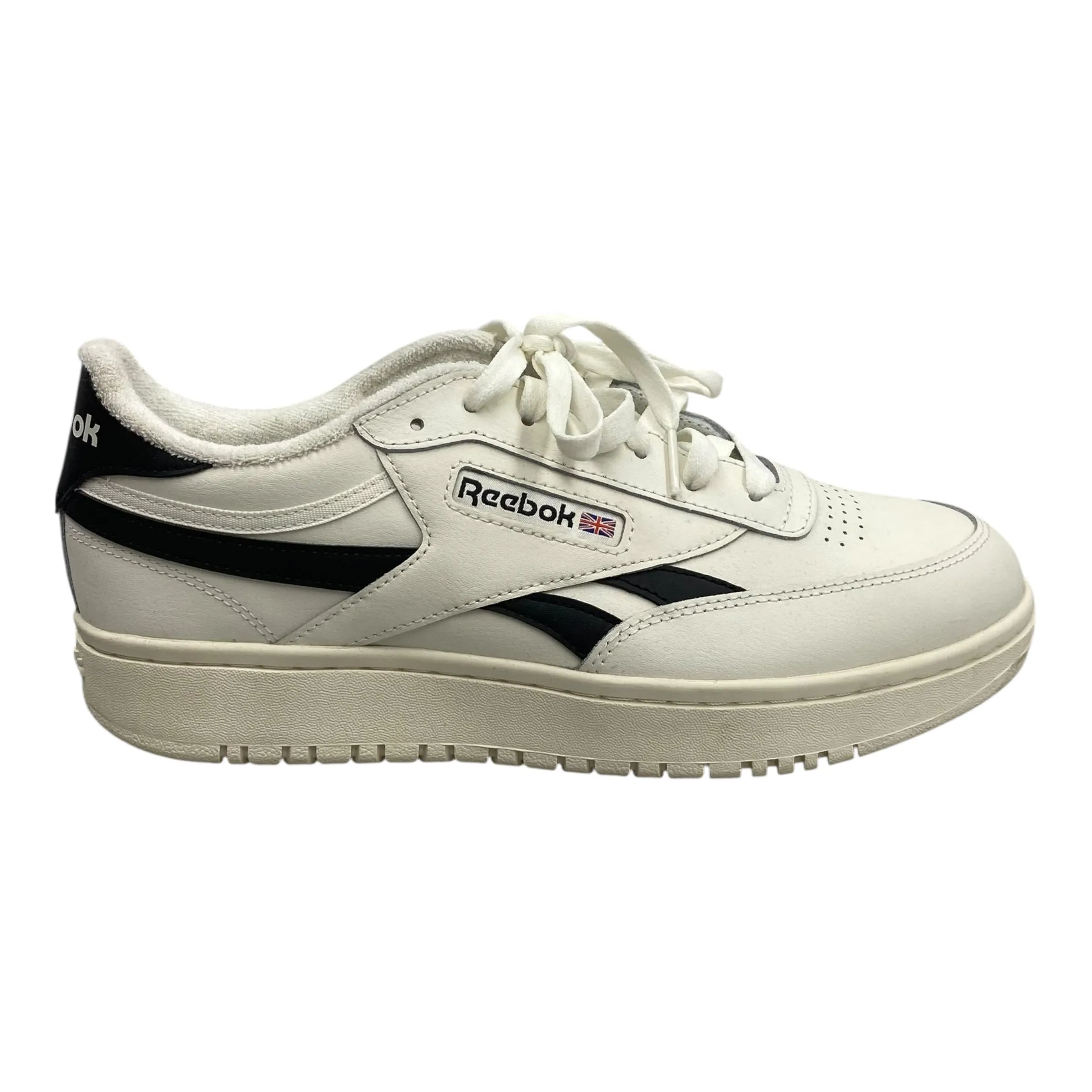 Shoes Sneakers By Reebok In Black & Cream, Size:10 Clean Fit