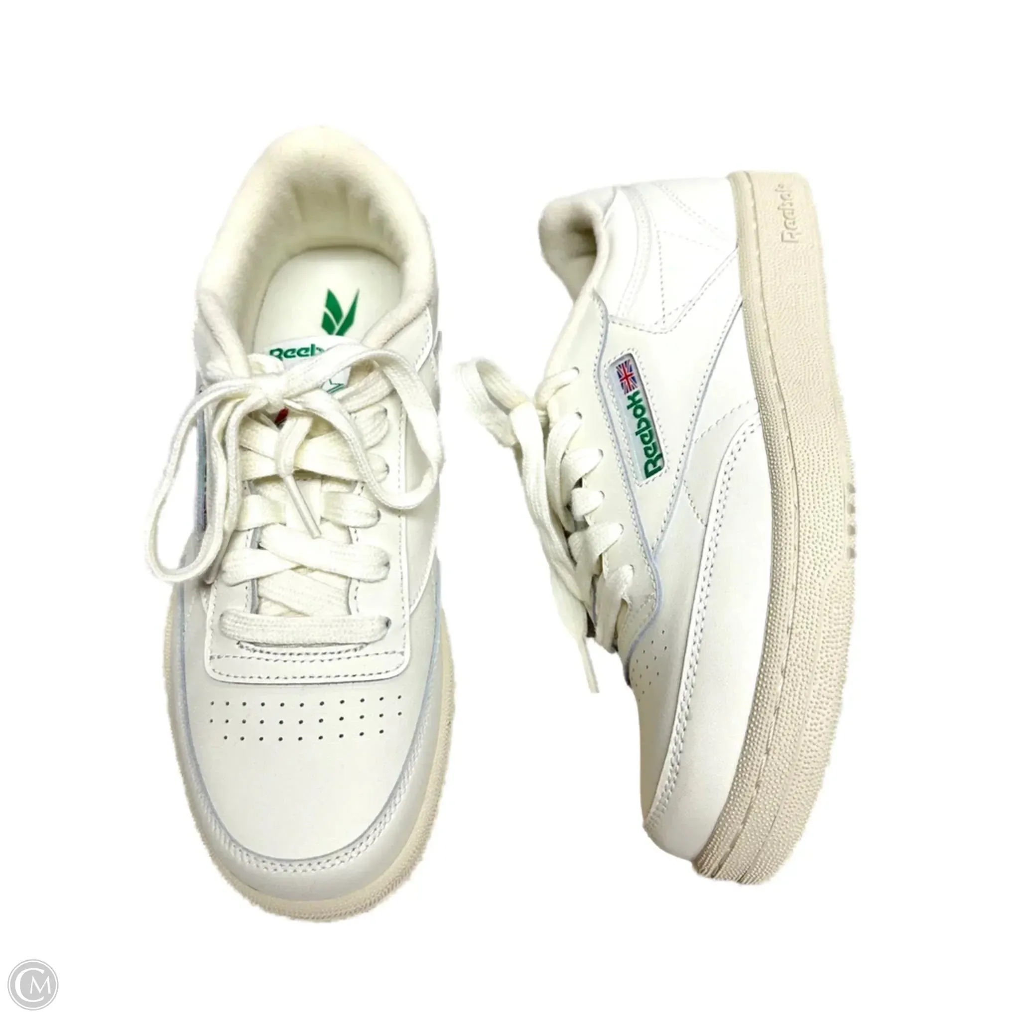 Shoes Sneakers By Reebok In Cream, Size: 5 Outdoor Flex Stitched Detailing