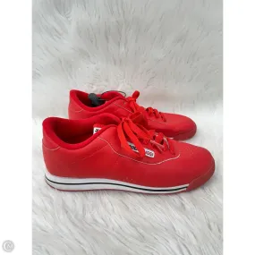 Ventilation System Shoes Sneakers By Reebok In Red, Size: 9