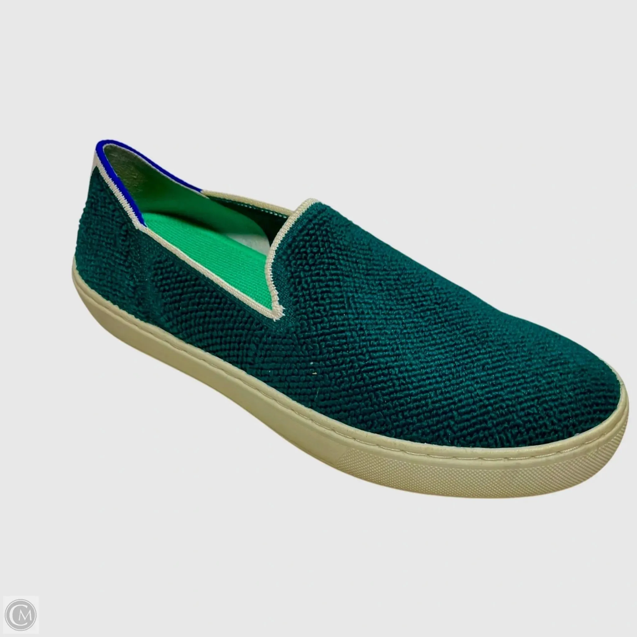 Shoes Sneakers By Rothys In Green & White, Size: 7 Urban Look Trekking Fit