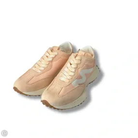 Quick Drying Fabric Office Casual Shoes Sneakers By Steve Madden In Peach, Size: 10