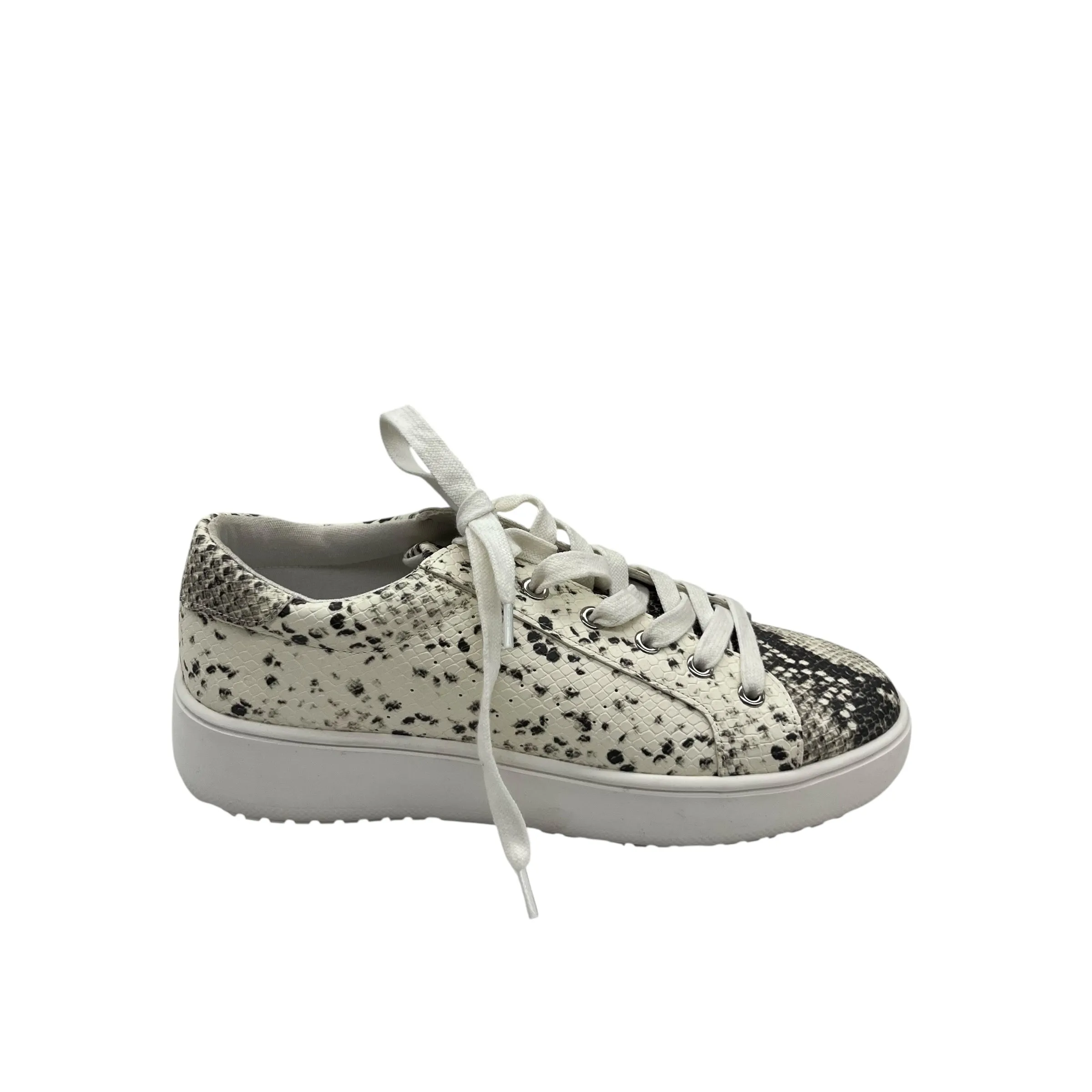 Shoes Sneakers By Steve Madden In Snakeskin Print, Size:9 Adaptive Form