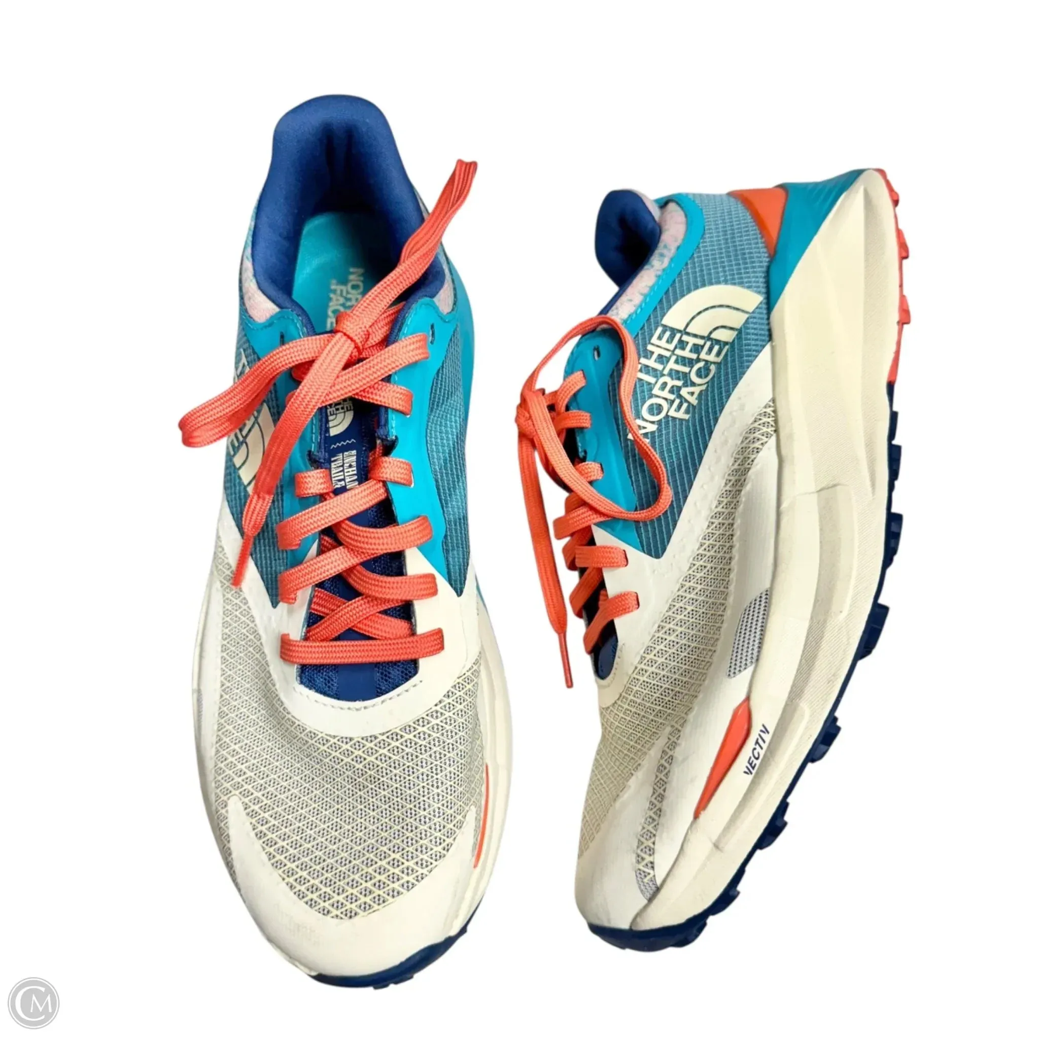 Casual Moves Lightweight Design Shoes Sneakers By The North Face In Blue & Cream, Size: 9