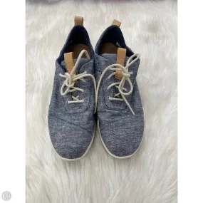 Shoes Sneakers By Toms In Blue, Size: 9 Neutral Stance Support Premium Material