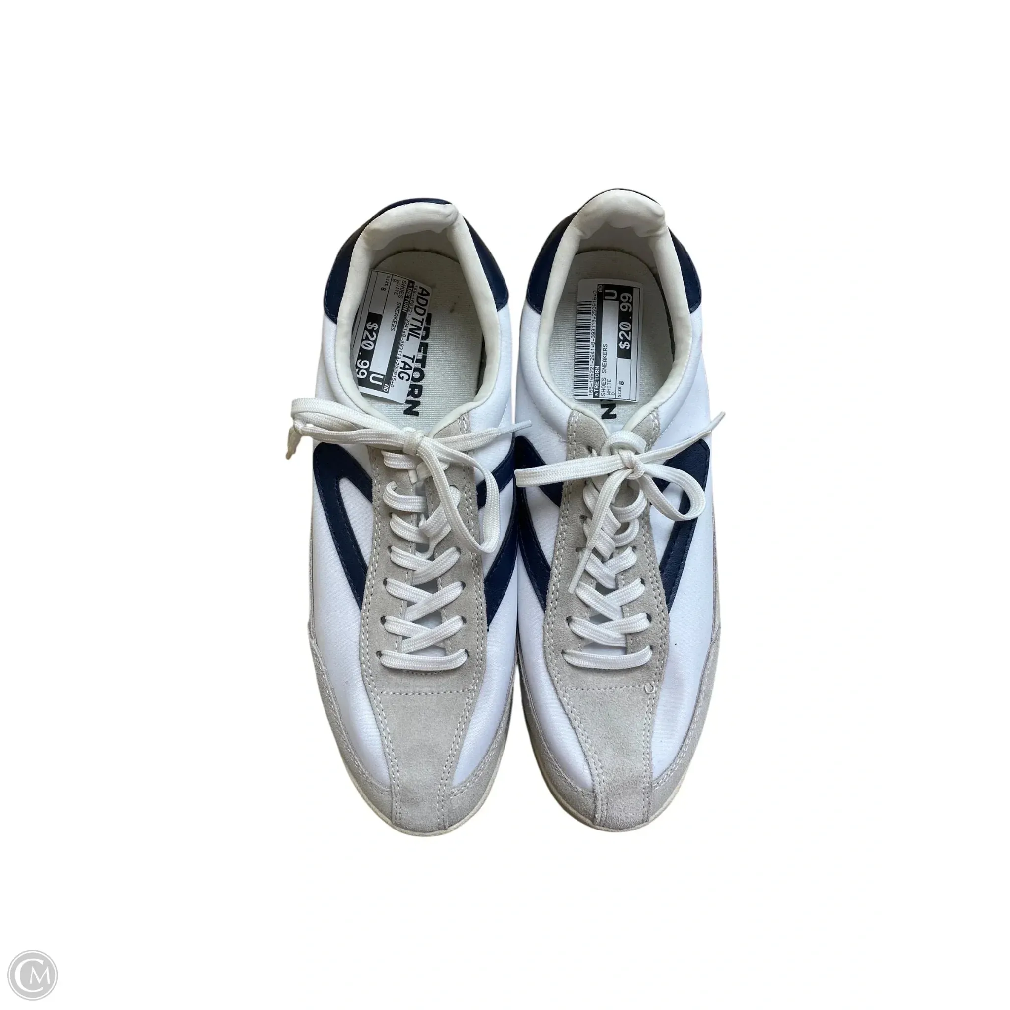 Airflow Optimized Vamp Multidirectional Flex Shoes Sneakers By Tretorn In White, Size: 8