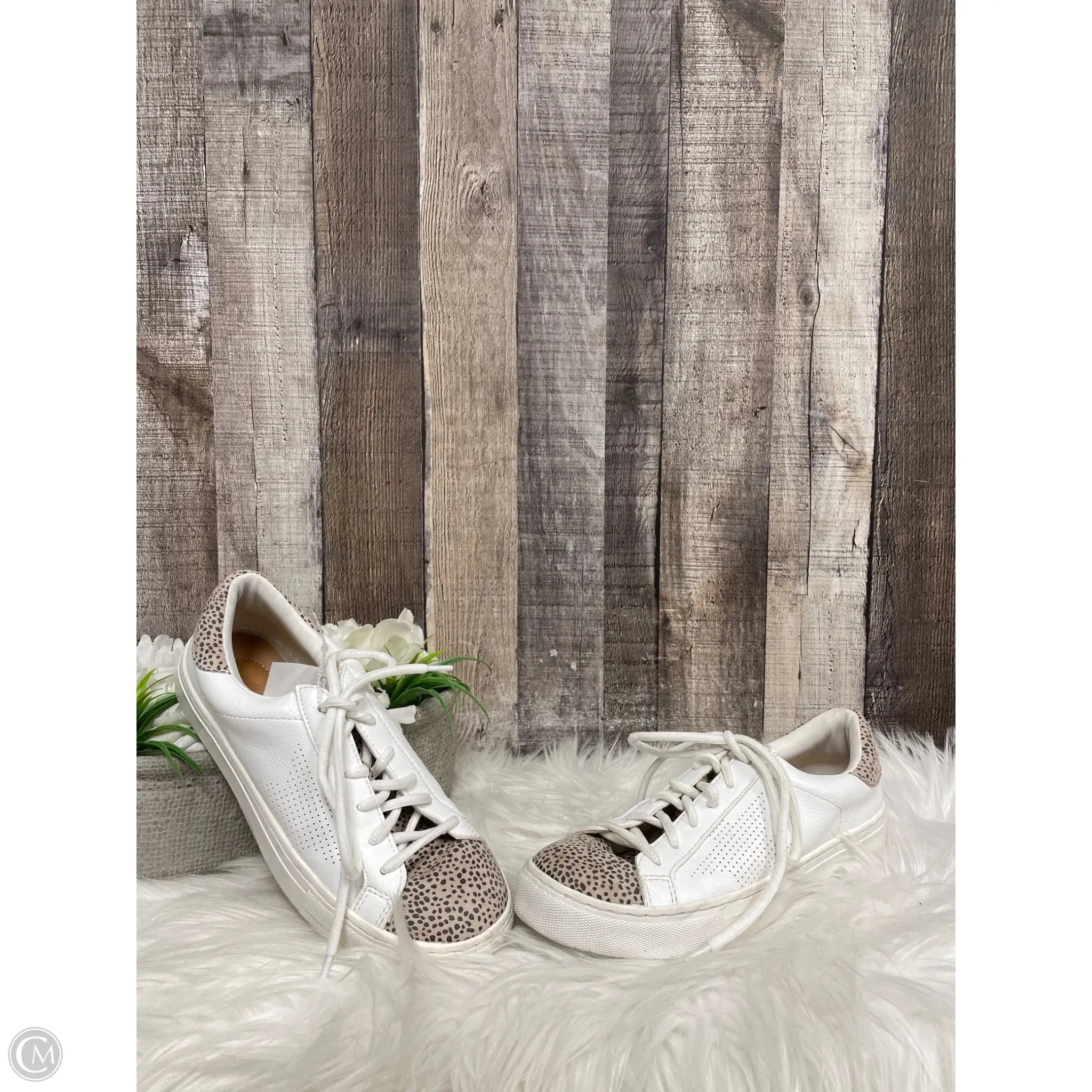 All Rounder Trendy Look Shoes Sneakers By Universal Thread In Animal Print, Size: 7