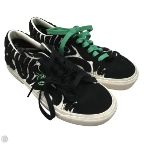 Shoes Sneakers By Vans In Black & Green, Size: 6.5 Thermoplastic Unit
