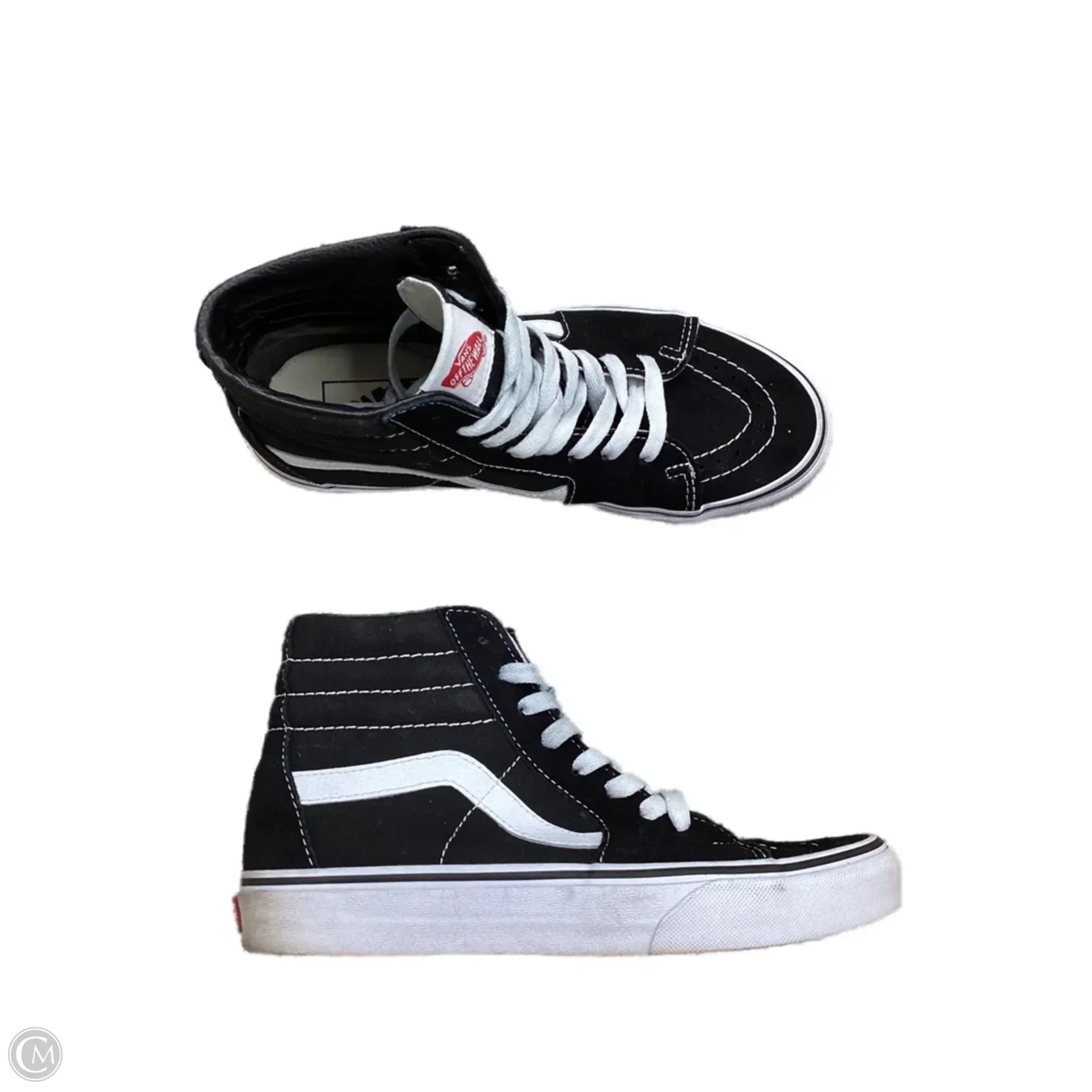 All Walks Shoes Sneakers By Vans In Black & White, Size: 8