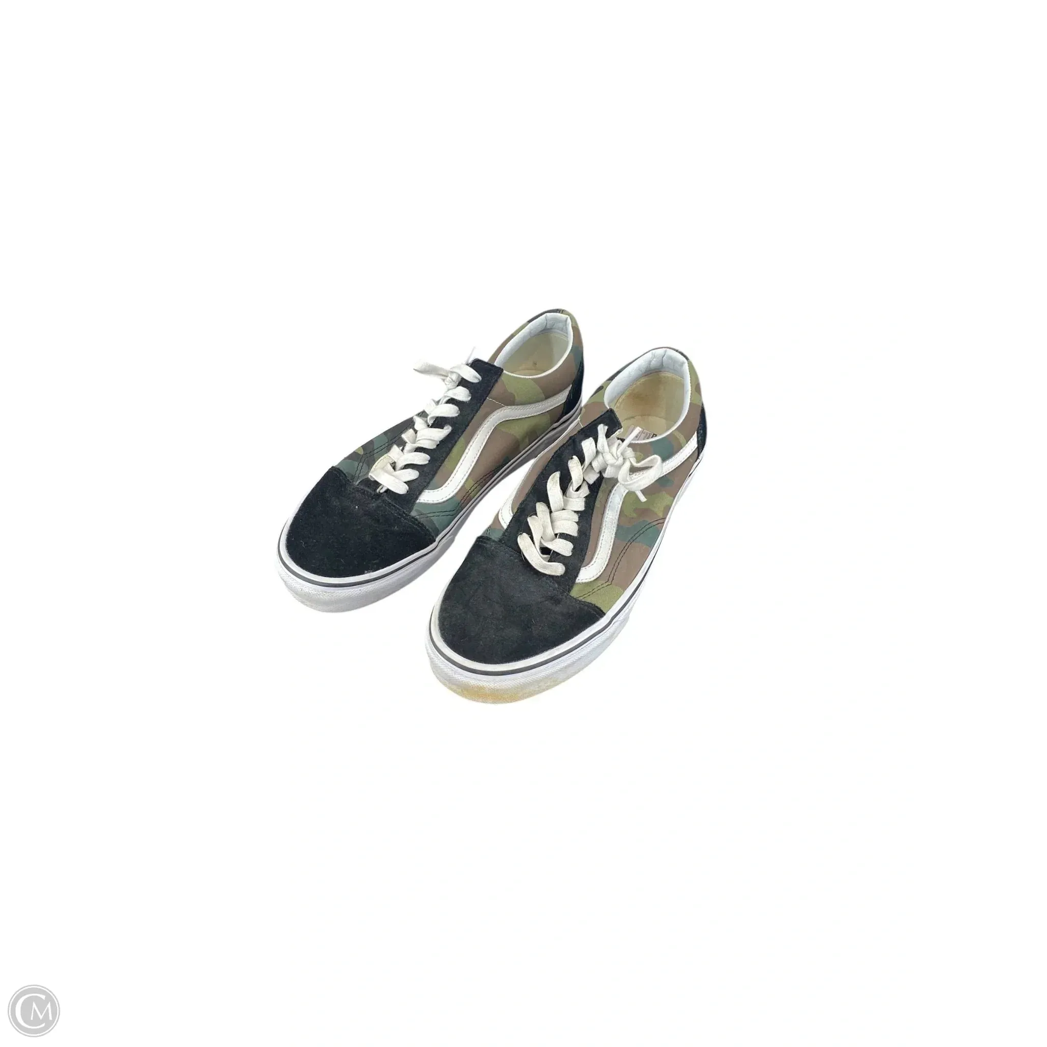 Shoes Sneakers By Vans In Camouflage Print, Size: 10 Microfiber Accent Details Reinforced heel