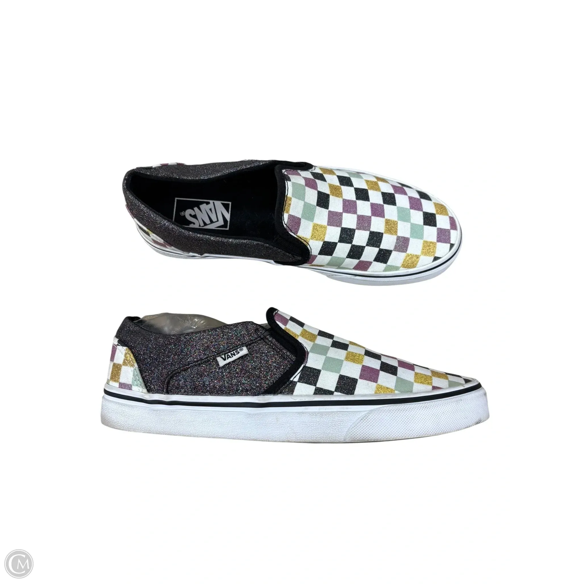 Shoes Sneakers By Vans In Checkered Pattern, Size: 10 Odor Eliminating