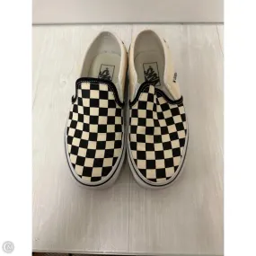 Shoes Sneakers By Vans In Checkered Pattern, Size: 6 Weather Resistant Coating Non Toxic Components