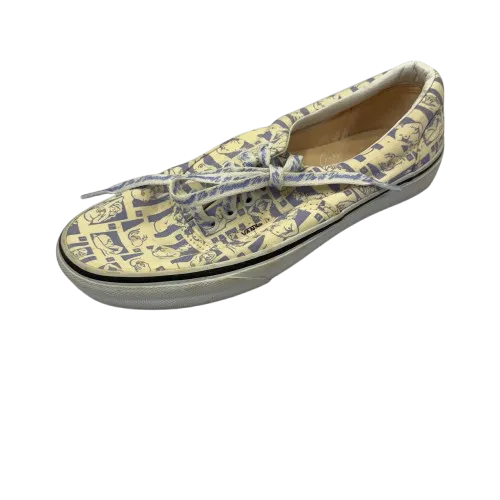 Adaptive Lacing Mechanism Shoes Sneakers By Vans In Cream & Purple, Size:8.5