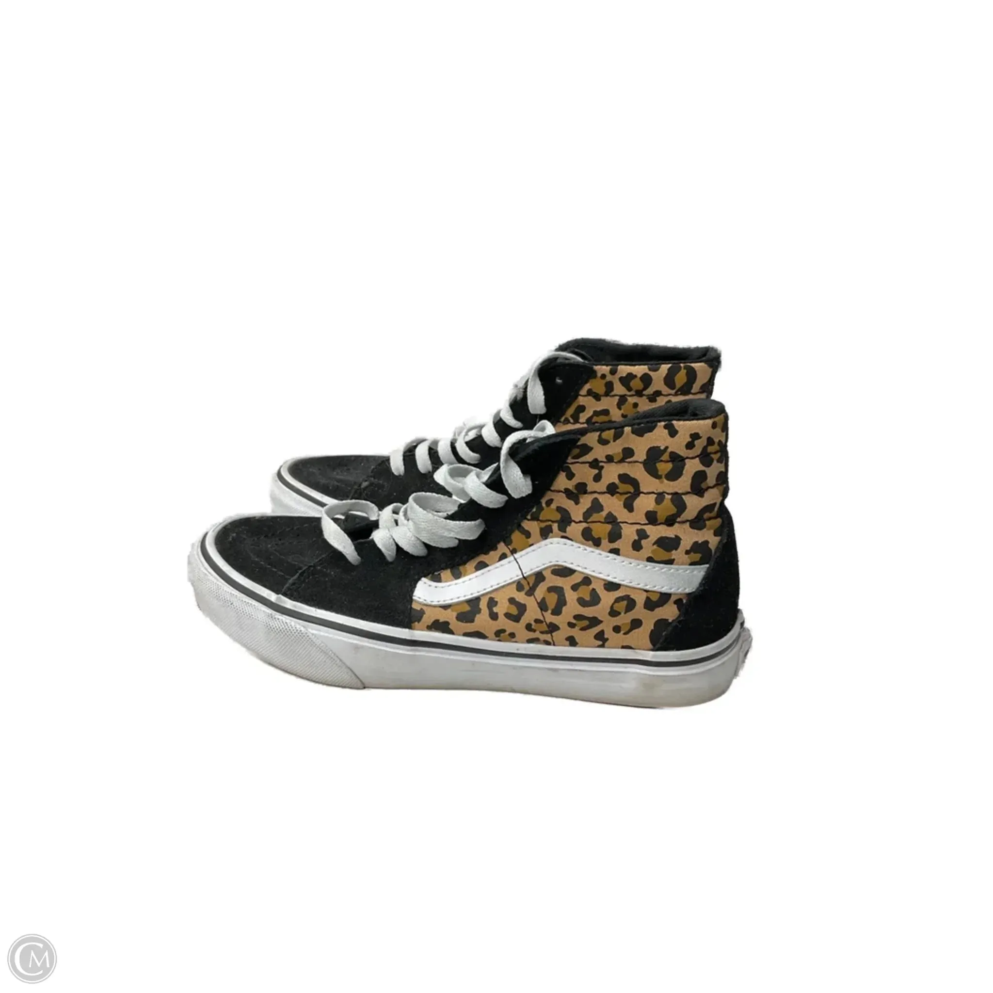 Gentle Texture Shoes Sneakers By Vans In Leopard Print, Size: 8.5