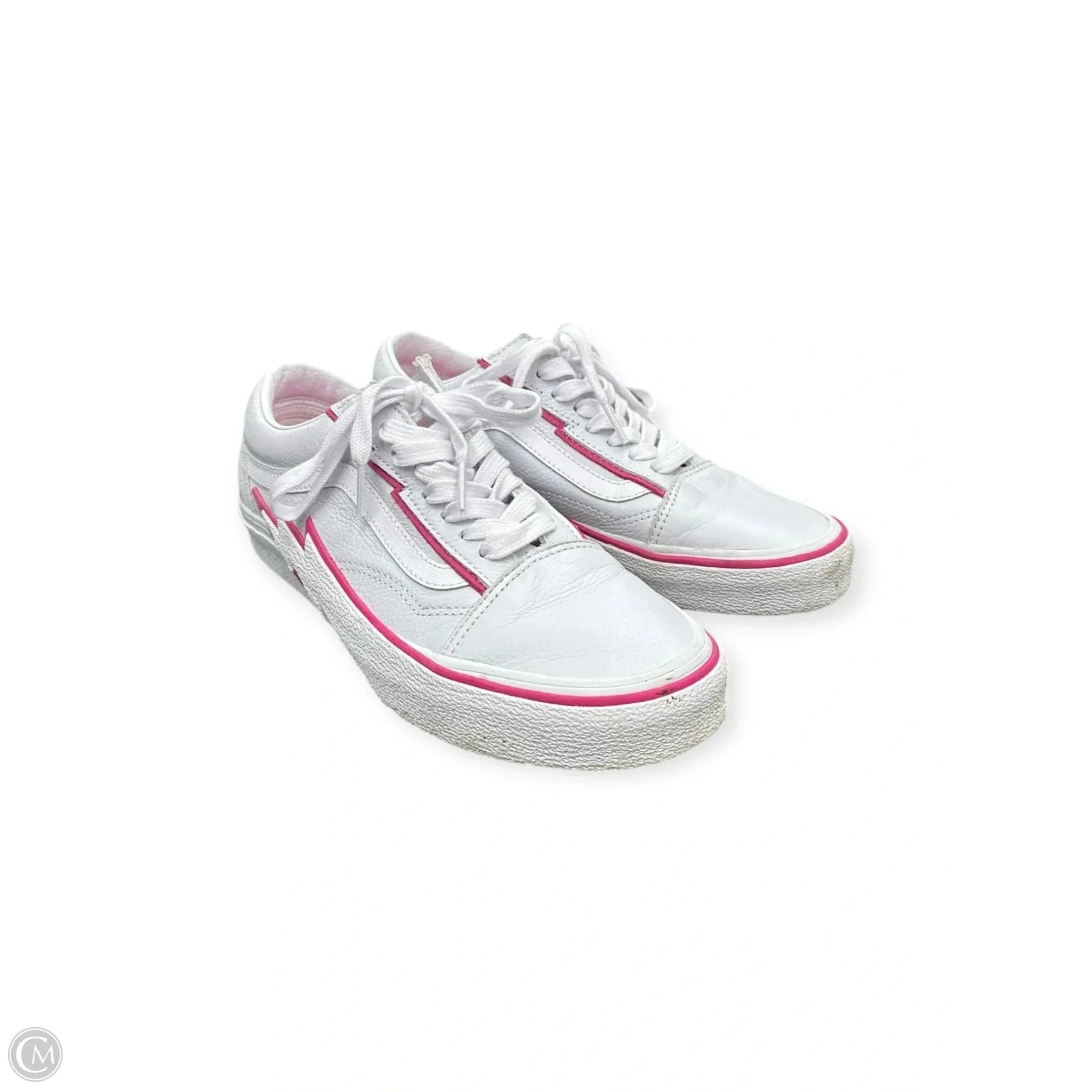 Shoes Sneakers By Vans In Pink & White, Size: 9 Smooth Movement