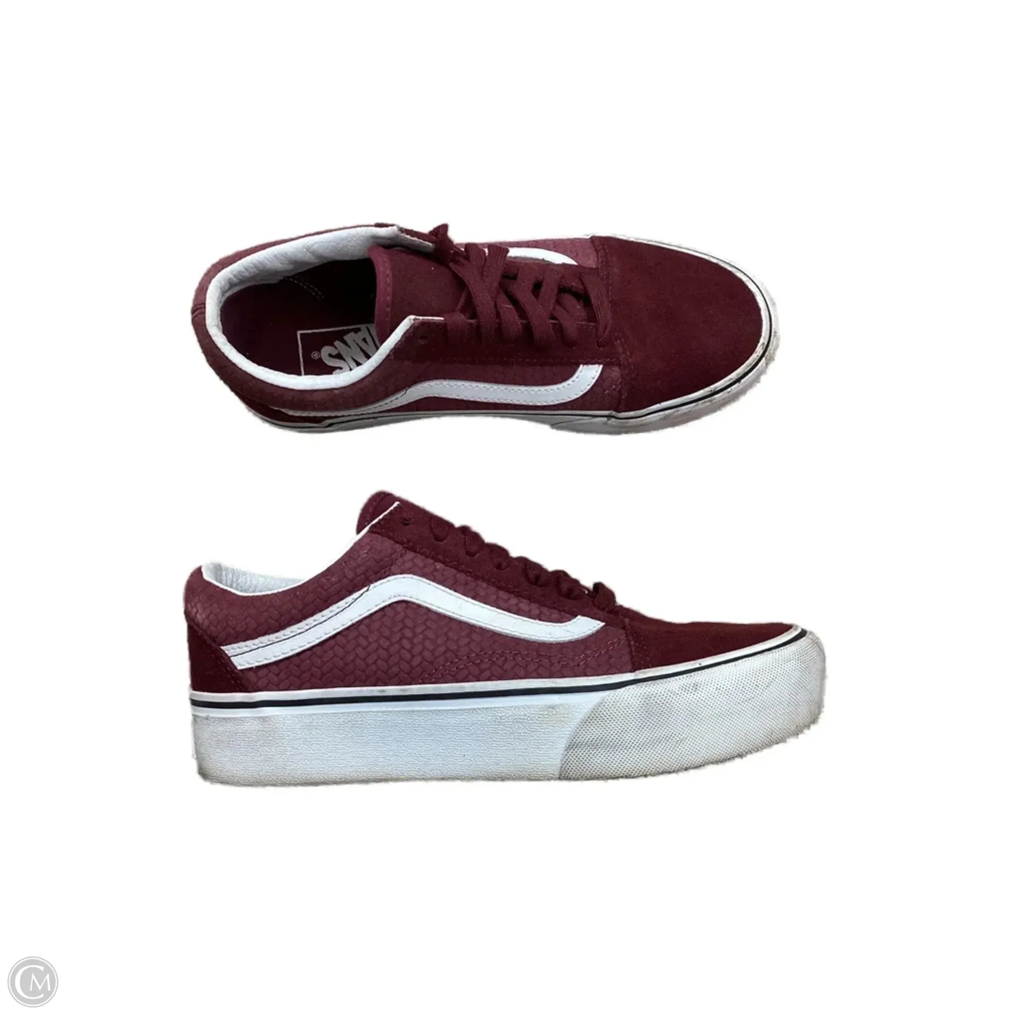 Shoes Sneakers By Vans In Purple, Size: 7.5 Sock Like Collar Fit Dynamic Fit Collar