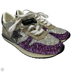 Slip Resistant Surface Shoes Sneakers By Vintage Havana In Purple & Silver, Size: 7.5