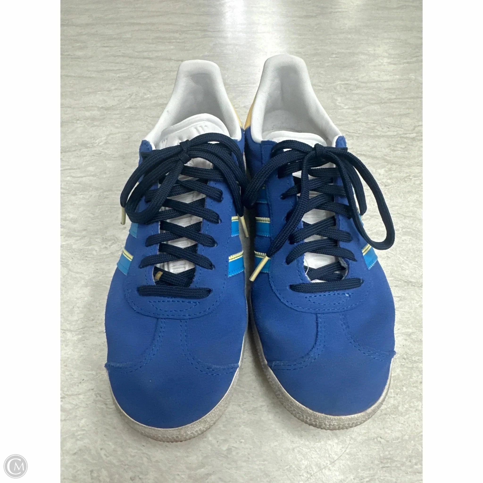 Cozy Fit Arch Stabilizer System Shoes Sneakers By Adidas In Blue & Yellow, Size: 7